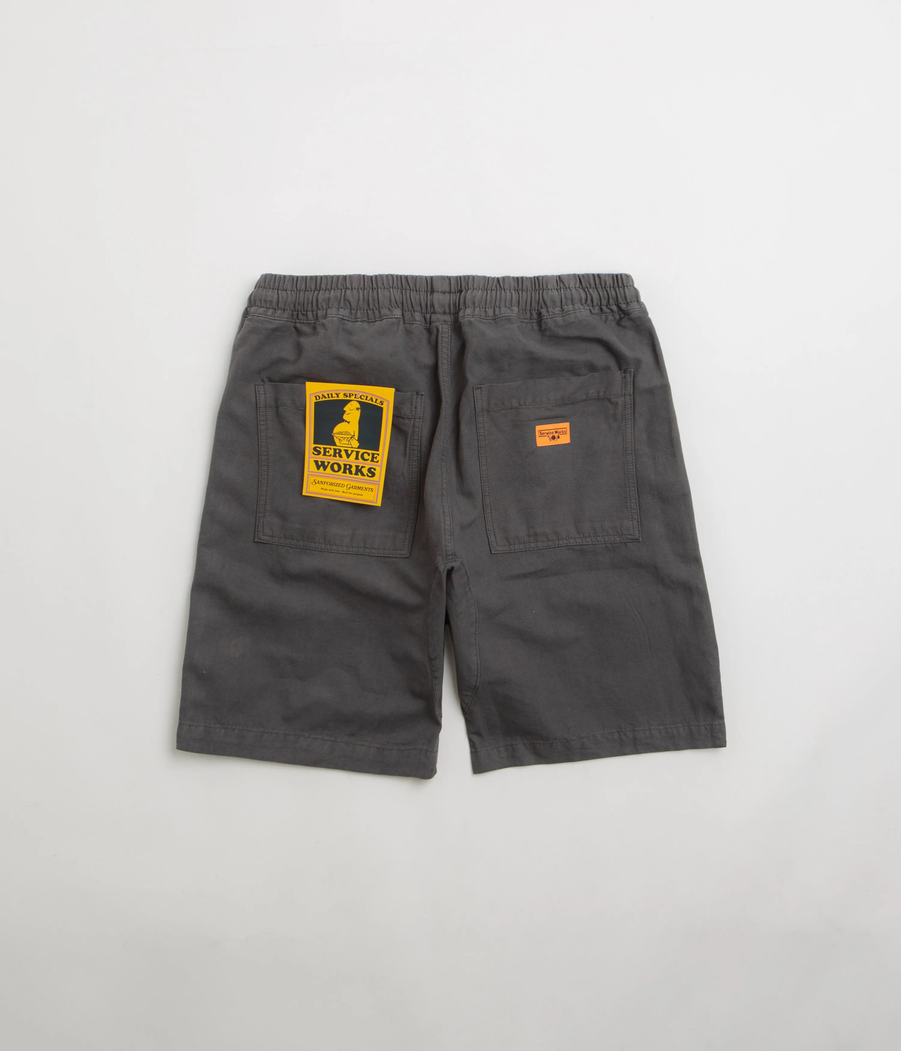 Wind Resistant Panels Service Works Classic Chef Shorts - Grey