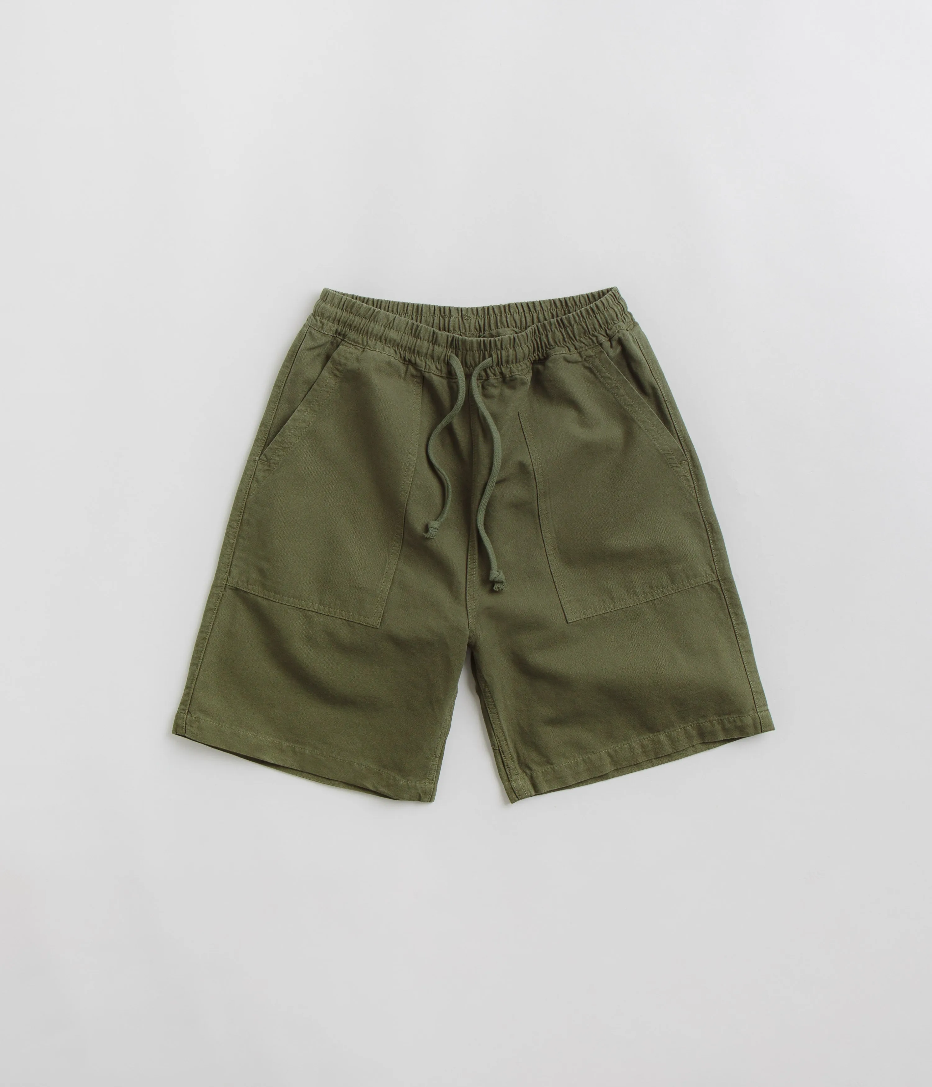 Service Works Classic Chef Shorts - Olive Tapered leg beauty industry