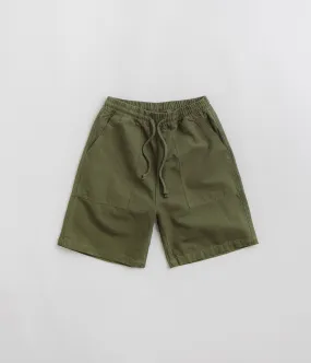 Service Works Classic Chef Shorts - Olive Tapered leg beauty industry