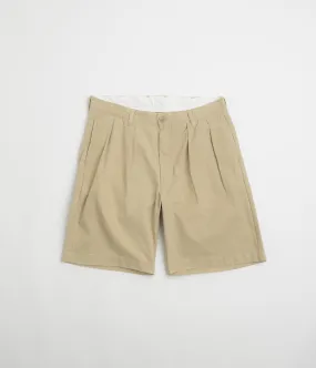 Service Works Drill Part Timer Shorts - Khaki On-the-Go Shorts Pre Shrunk Cotton Blend