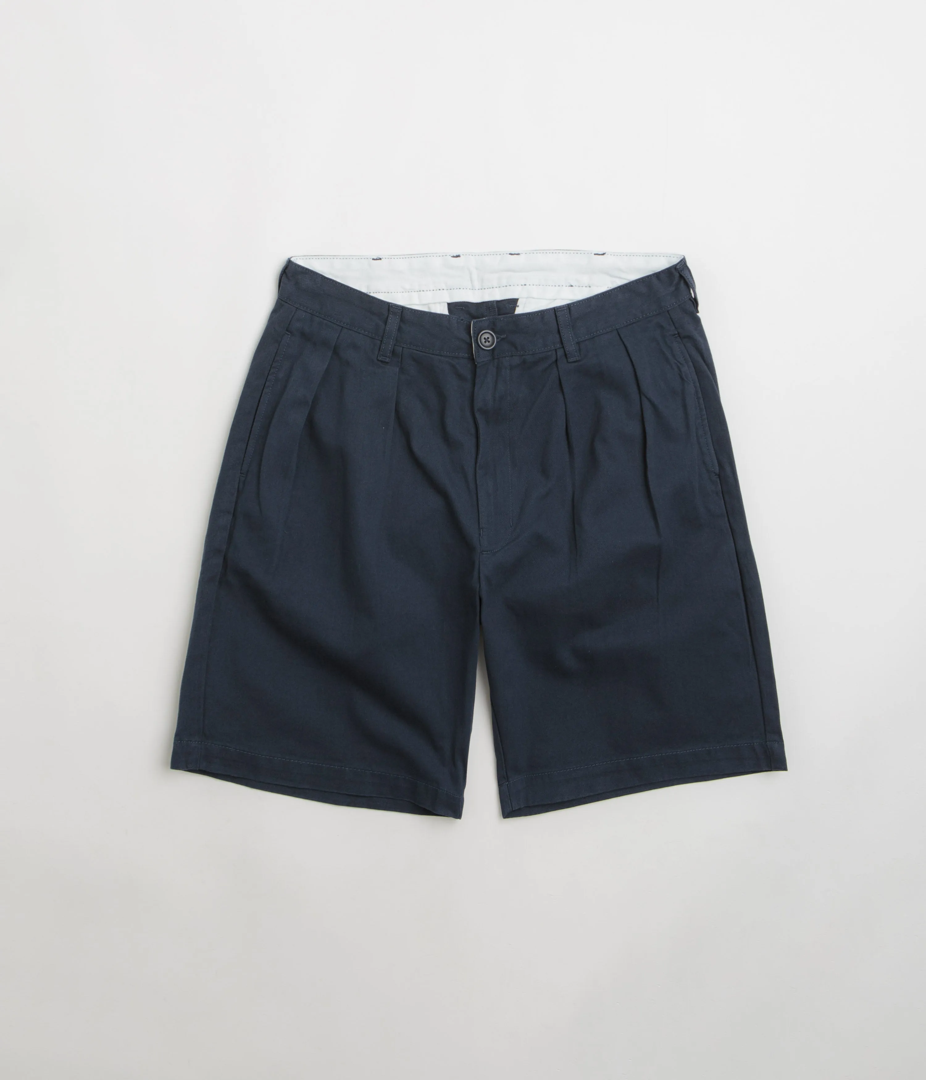 Service Works Drill Part Timer Shorts - Navy Breathable mesh
