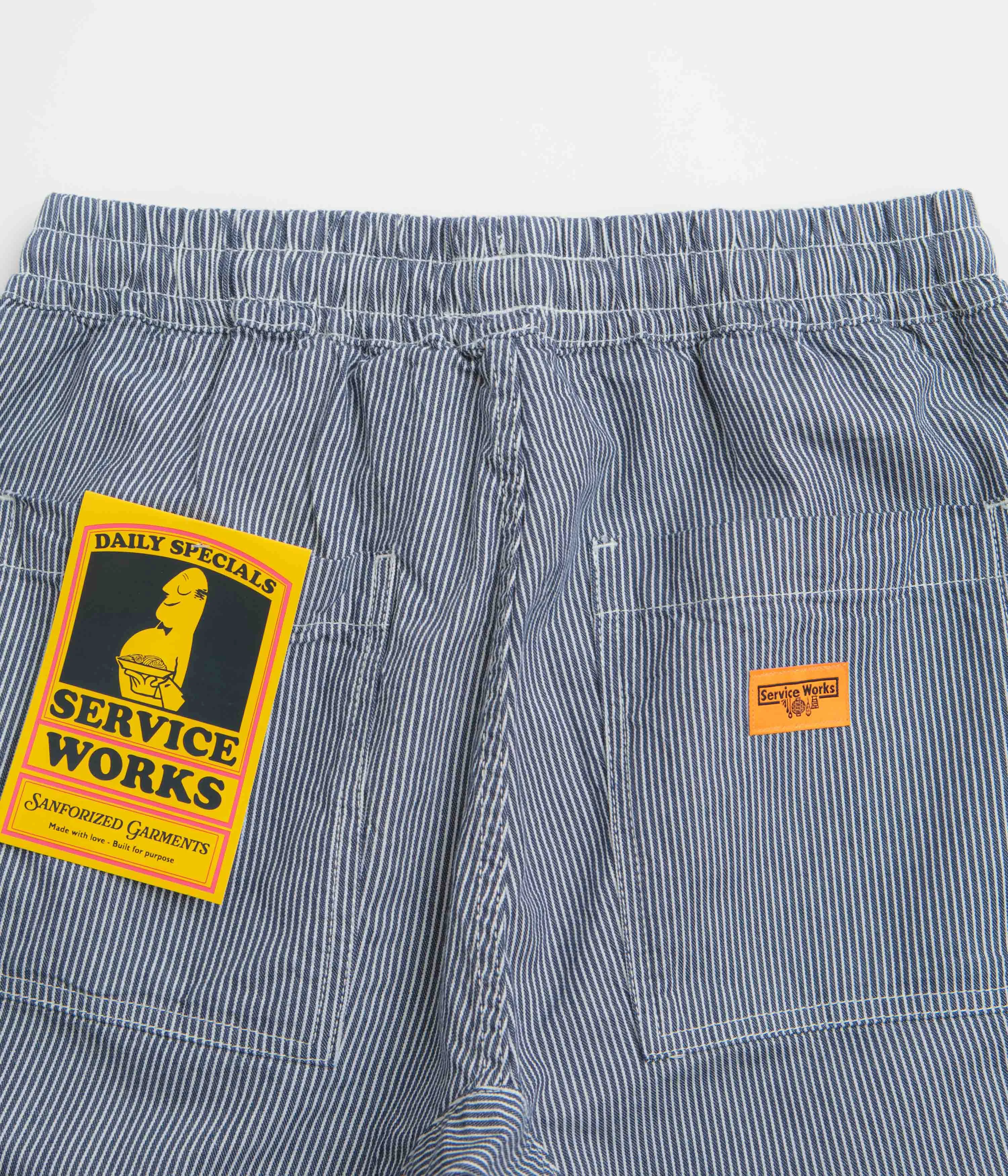 Non Irritating Tags sports accessory Service Works Hickory Chef Shorts - Hickory