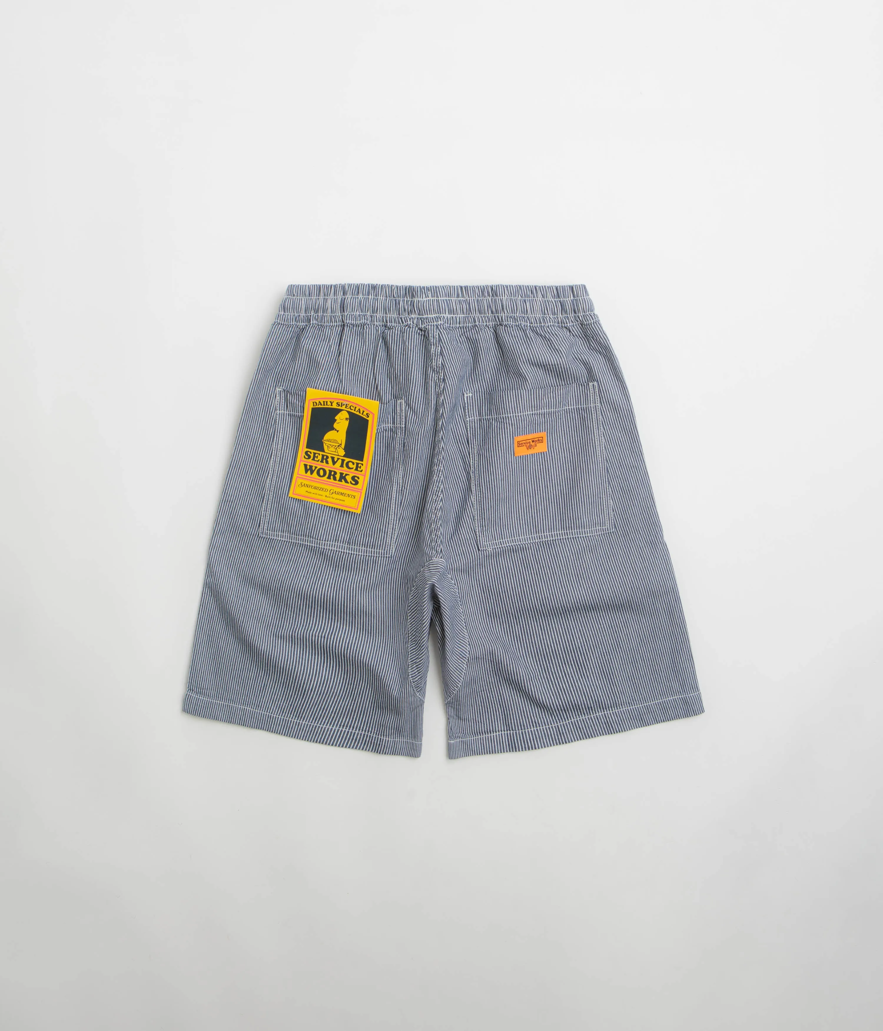 Warehouse Work Loose Fit Service Works Hickory Chef Shorts - Hickory