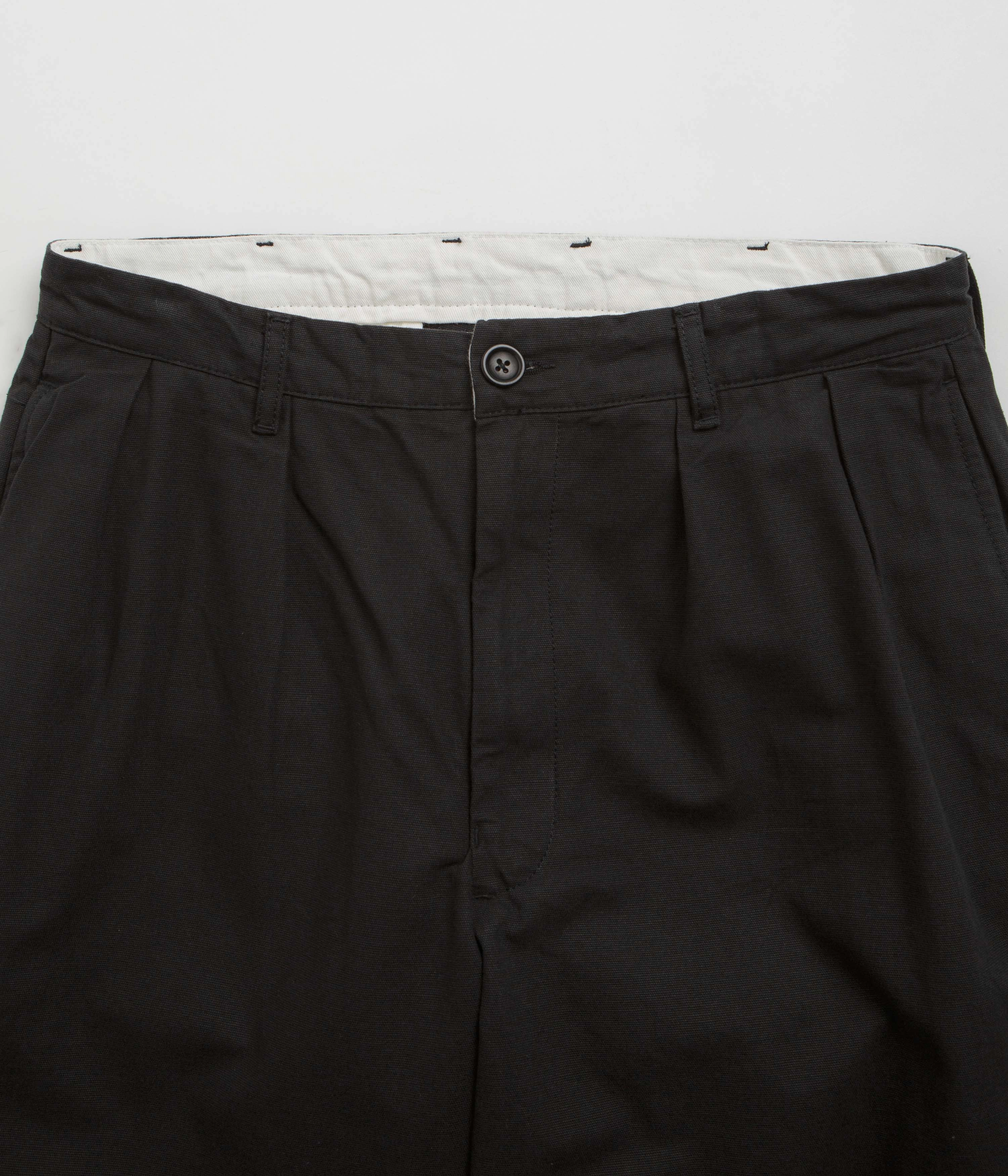 Light wash Service Works Canvas Part Timer Pants - Black