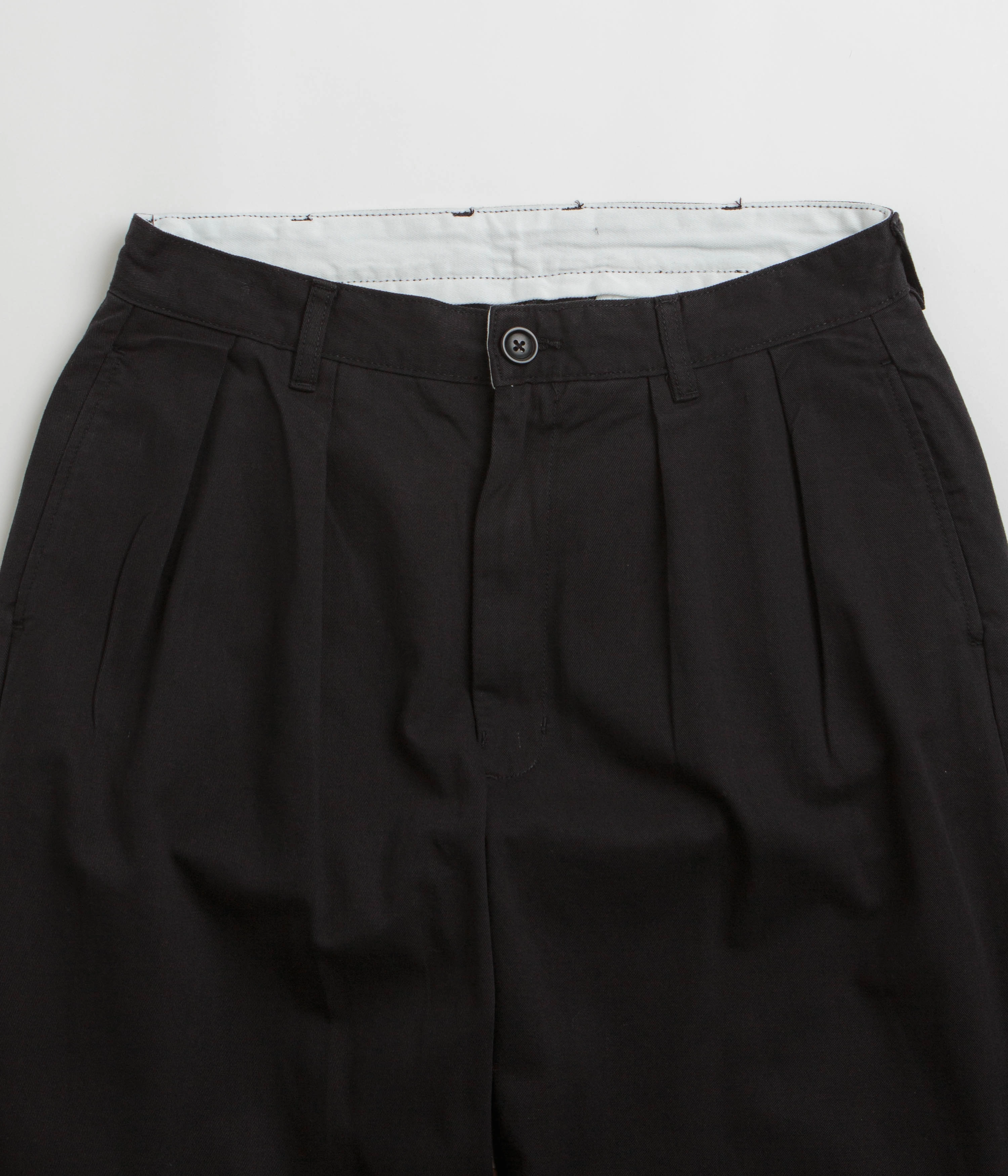 Urban Fit Non Restrictive Cut Service Works Drill Part Timer Pants - Black