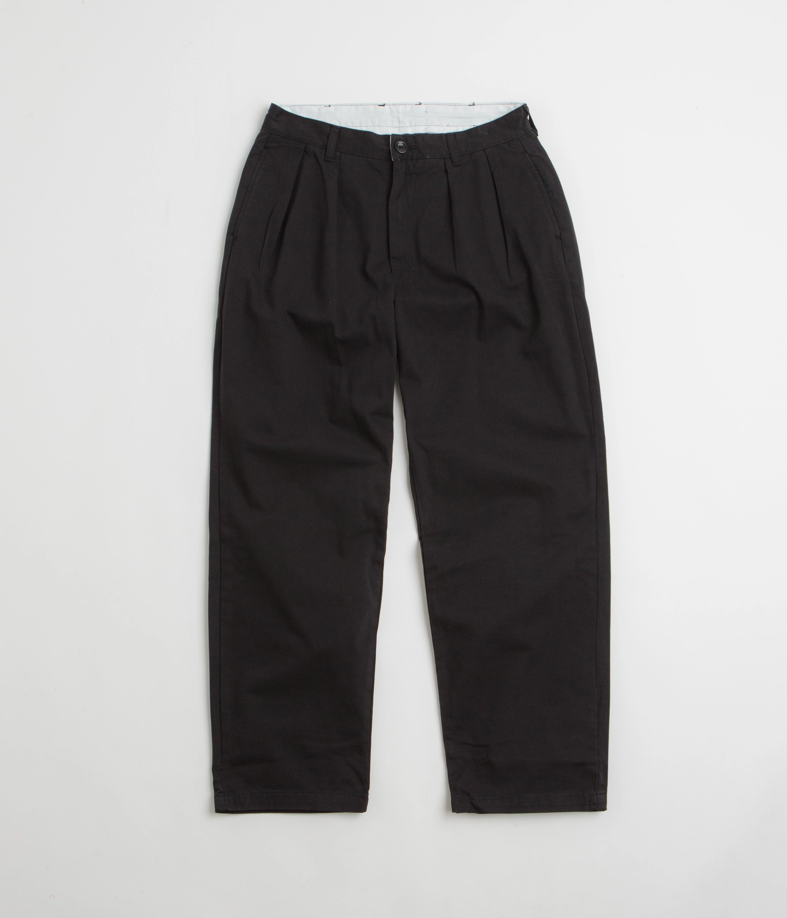 Organic Cotton Slim Stretch Service Works Drill Part Timer Pants - Black
