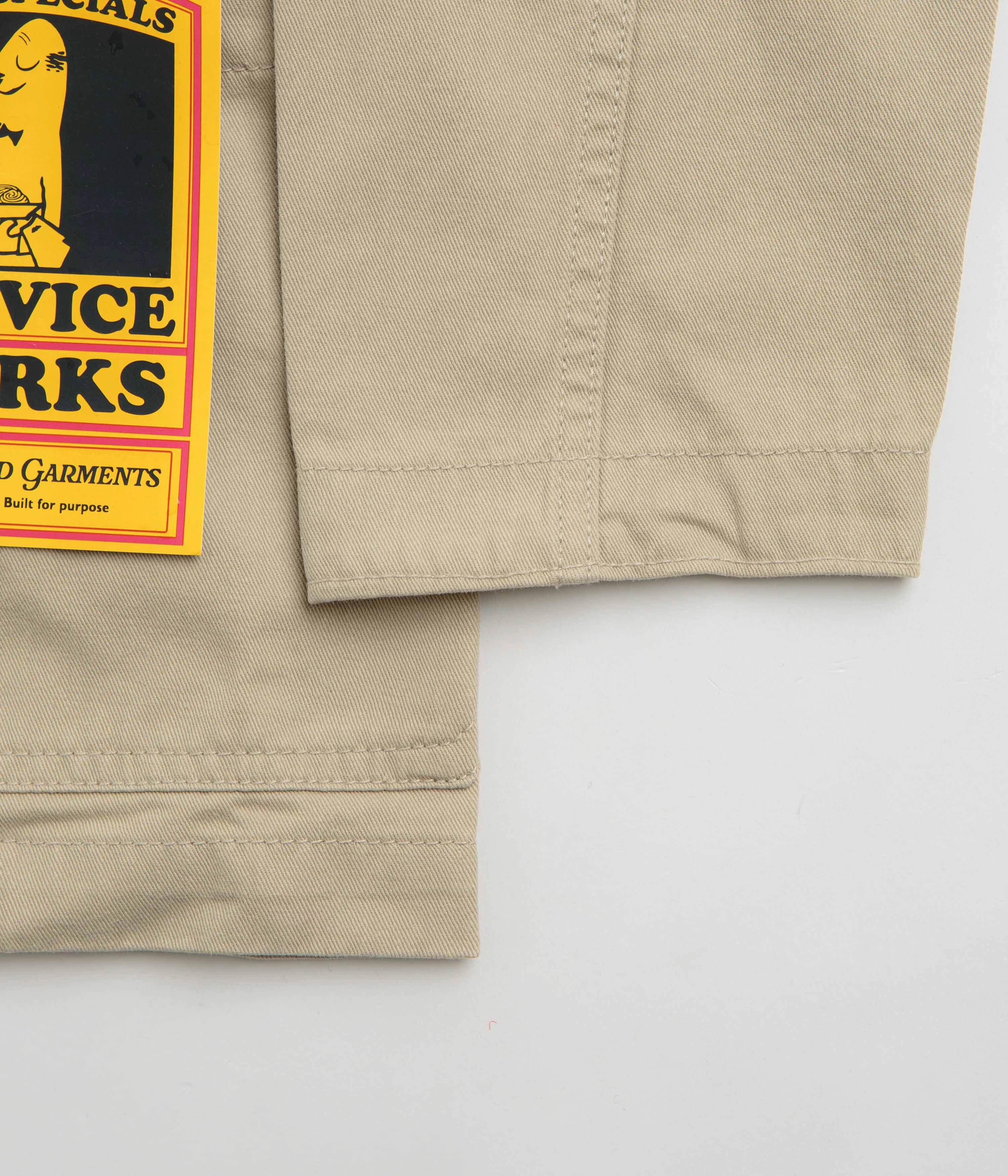 MultiPocket Design Service Works Drill Server Suit Jacket - Khaki