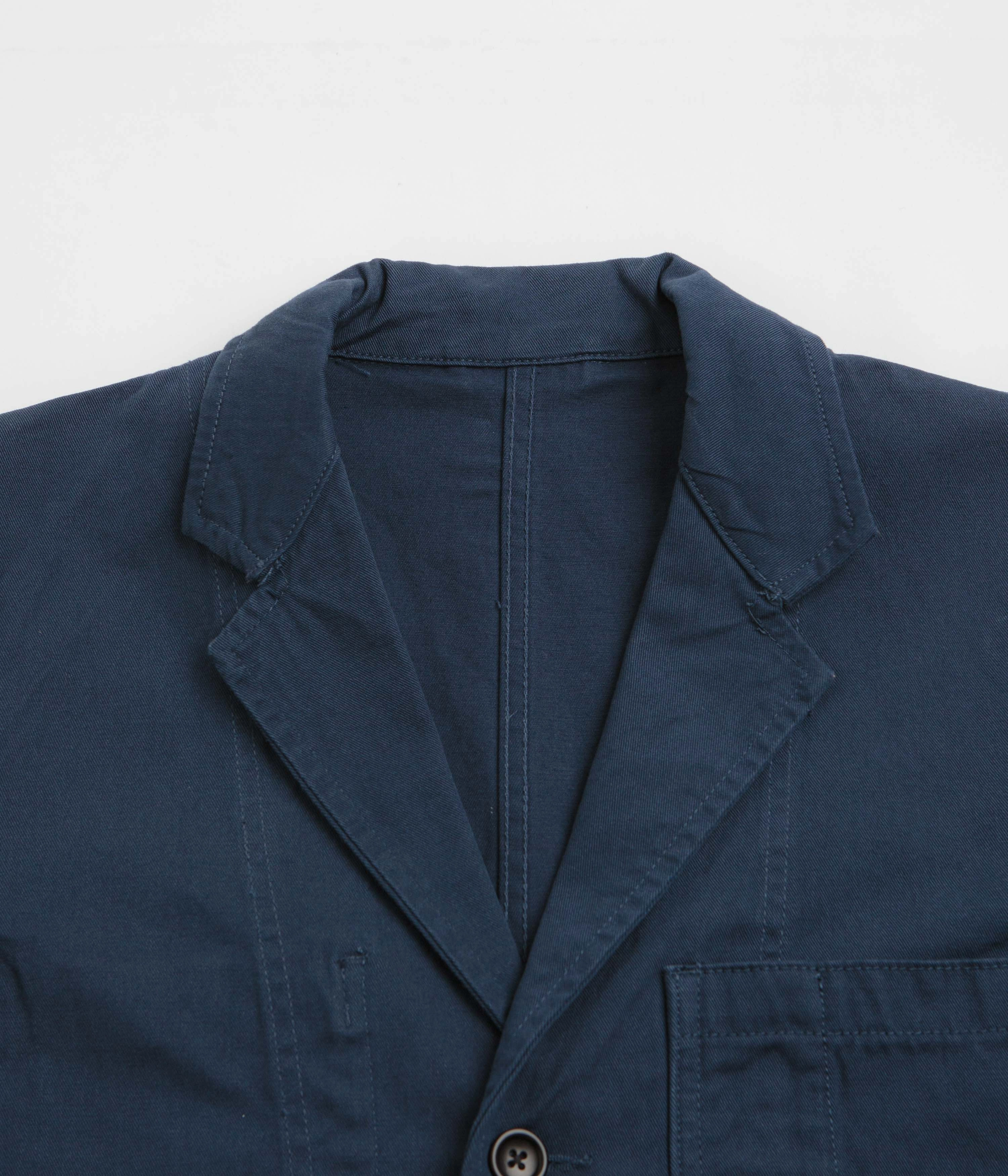 Service Works Drill Server Suit Jacket - Navy Dual Layer Ventilation