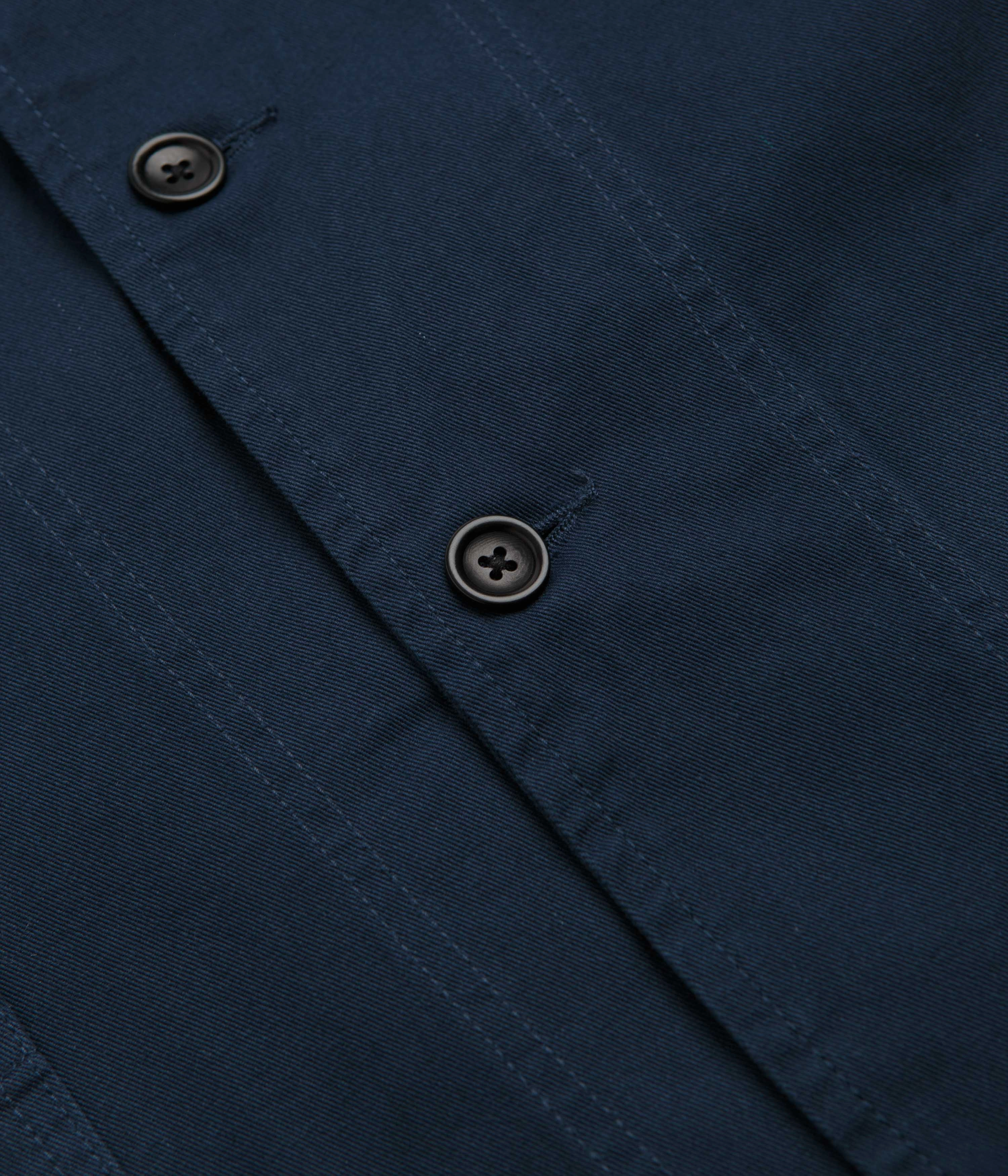 High Visibility Elements Comfortable Shield Service Works Drill Server Suit Jacket - Navy