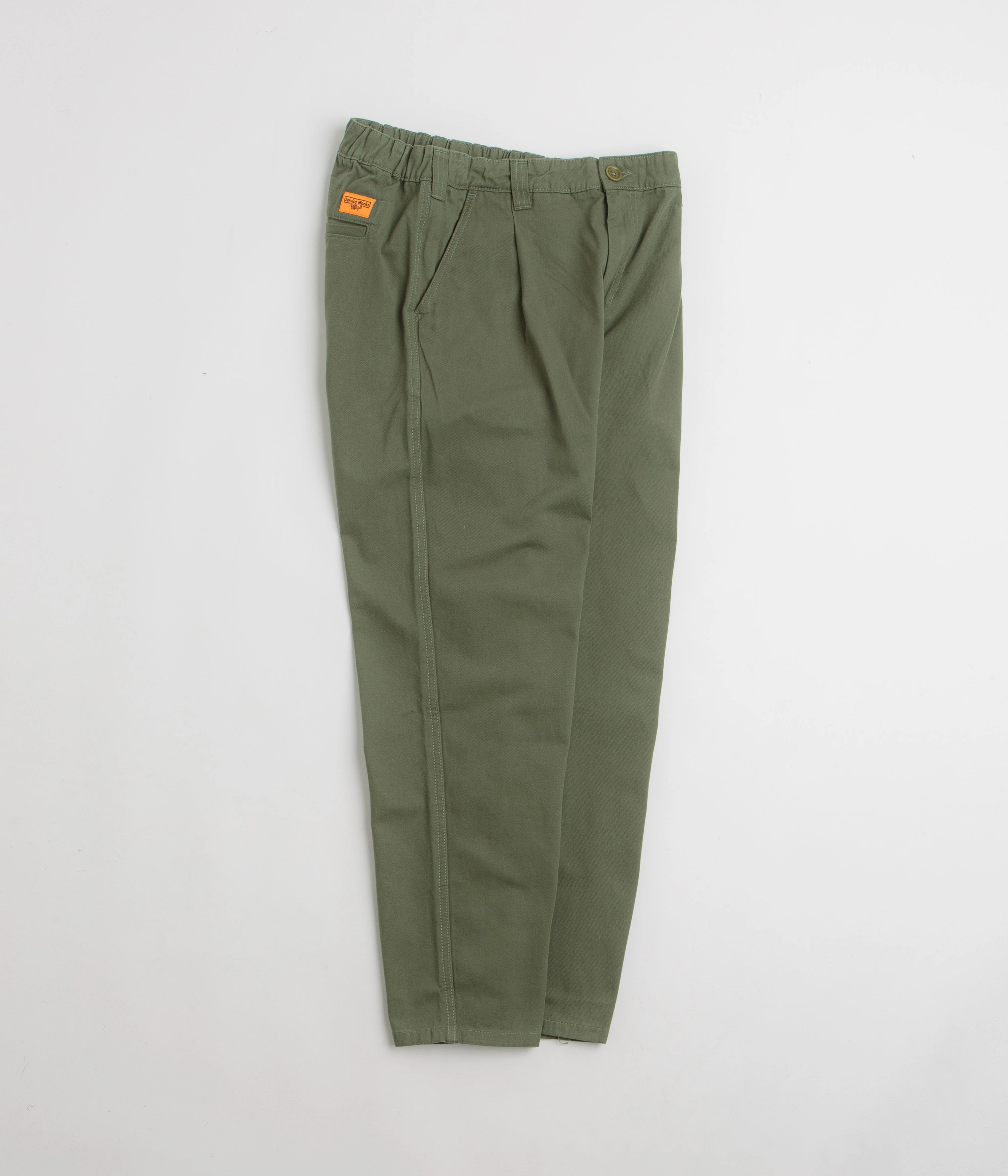 Service Works Drill Waiter Pants - Olive Anti Static Lining