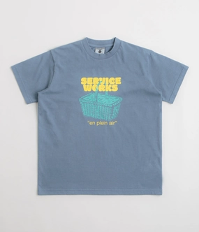 Modern Comfort Style Service Works En Plein Air T-Shirt - Slate