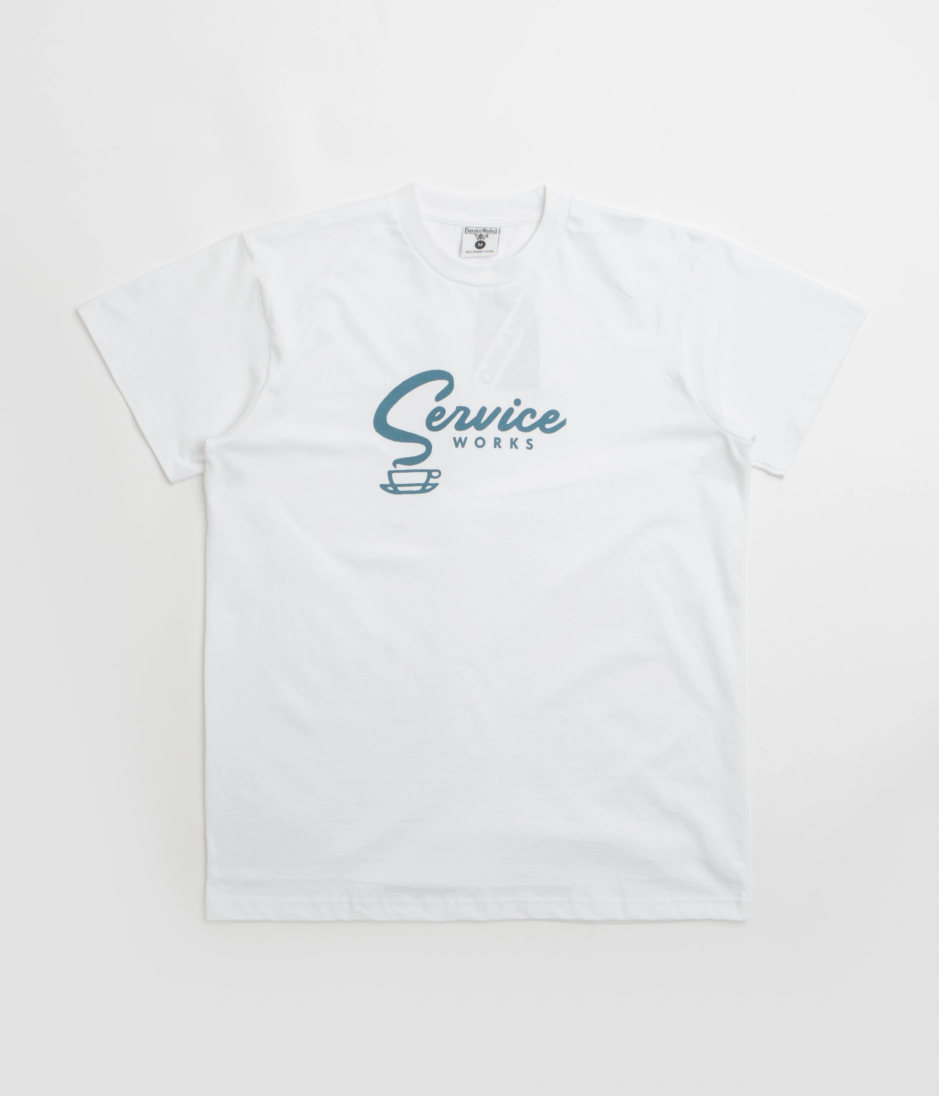 Service Works Espresso T-Shirt - White Bright Color