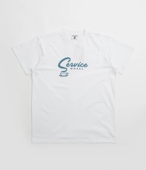 Service Works Espresso T-Shirt - White Bright Color