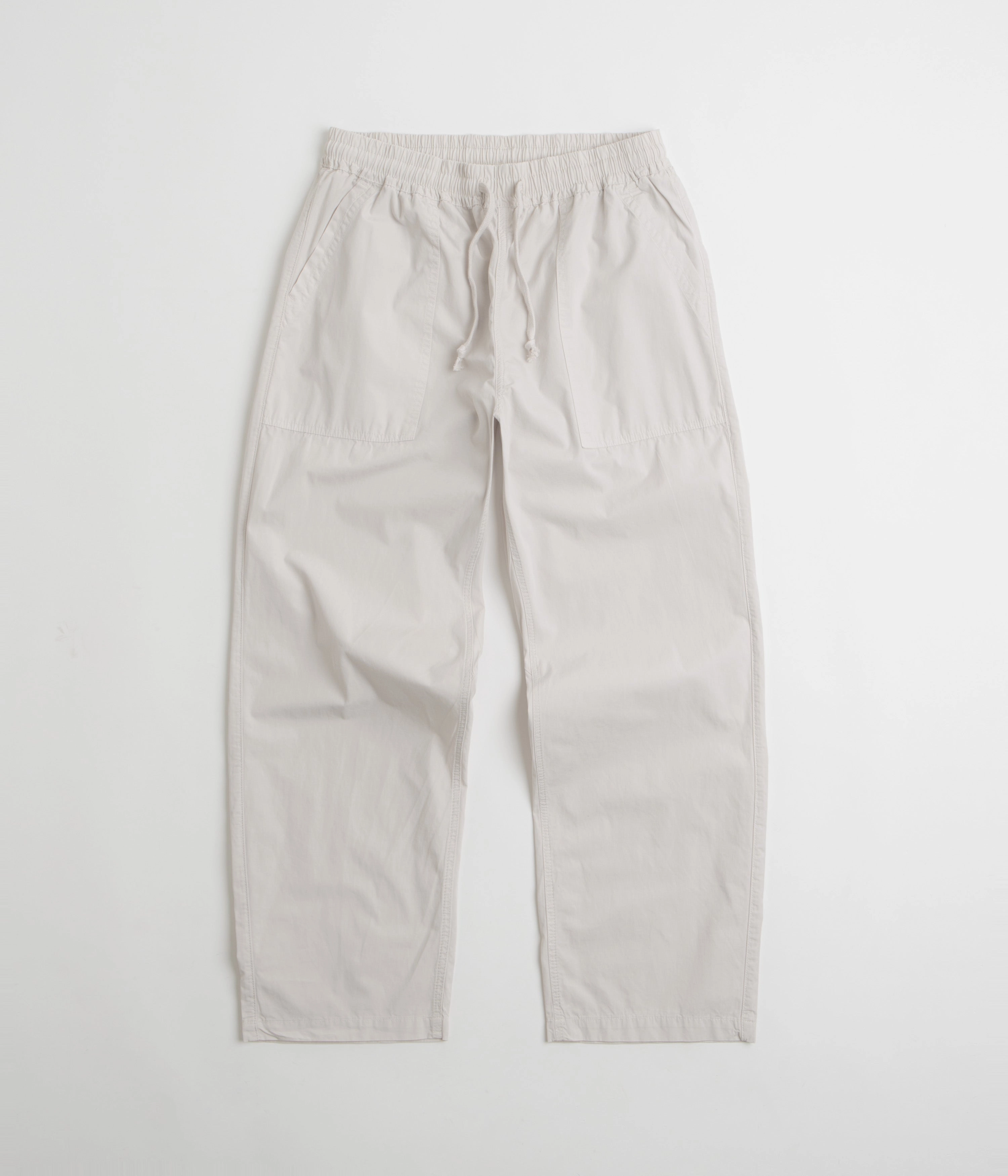 Urban Cool Loose Fit Service Works Poplin Chef Pants - Salt
