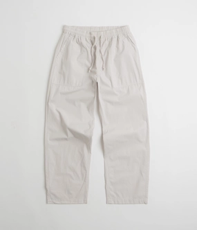 Urban Cool Loose Fit Service Works Poplin Chef Pants - Salt