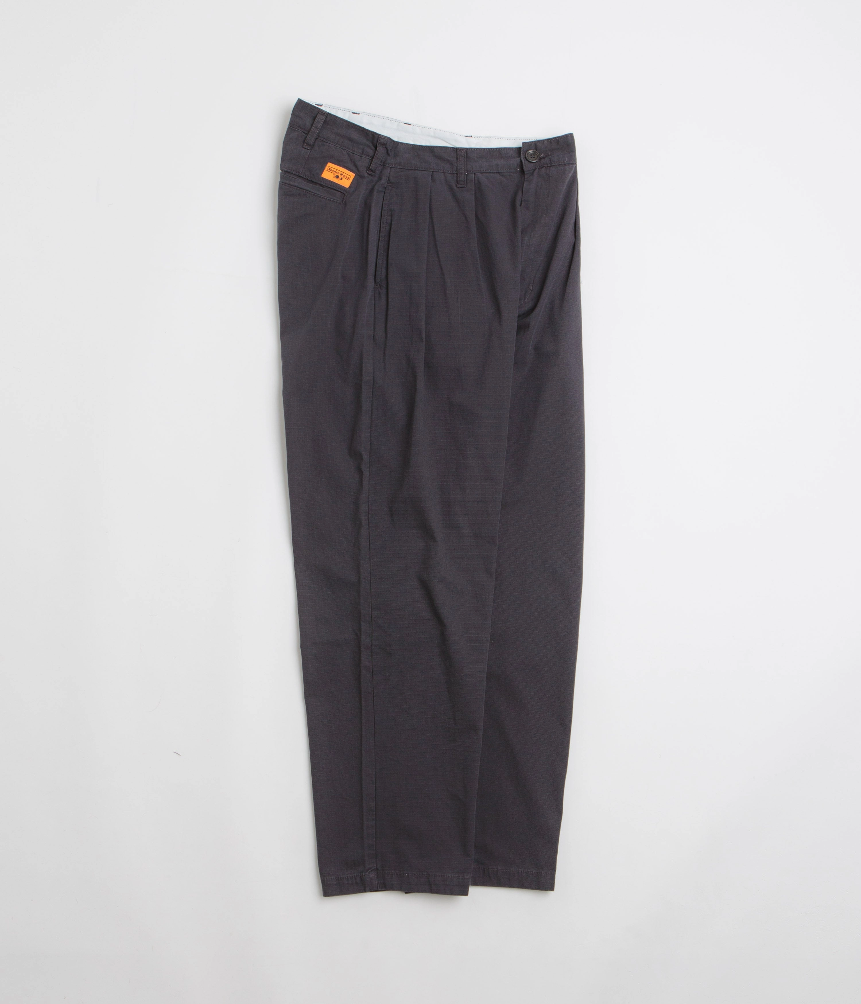 Service Works Ripstop Part Timer Pants - Washed Black Day To Night Adjustable loop