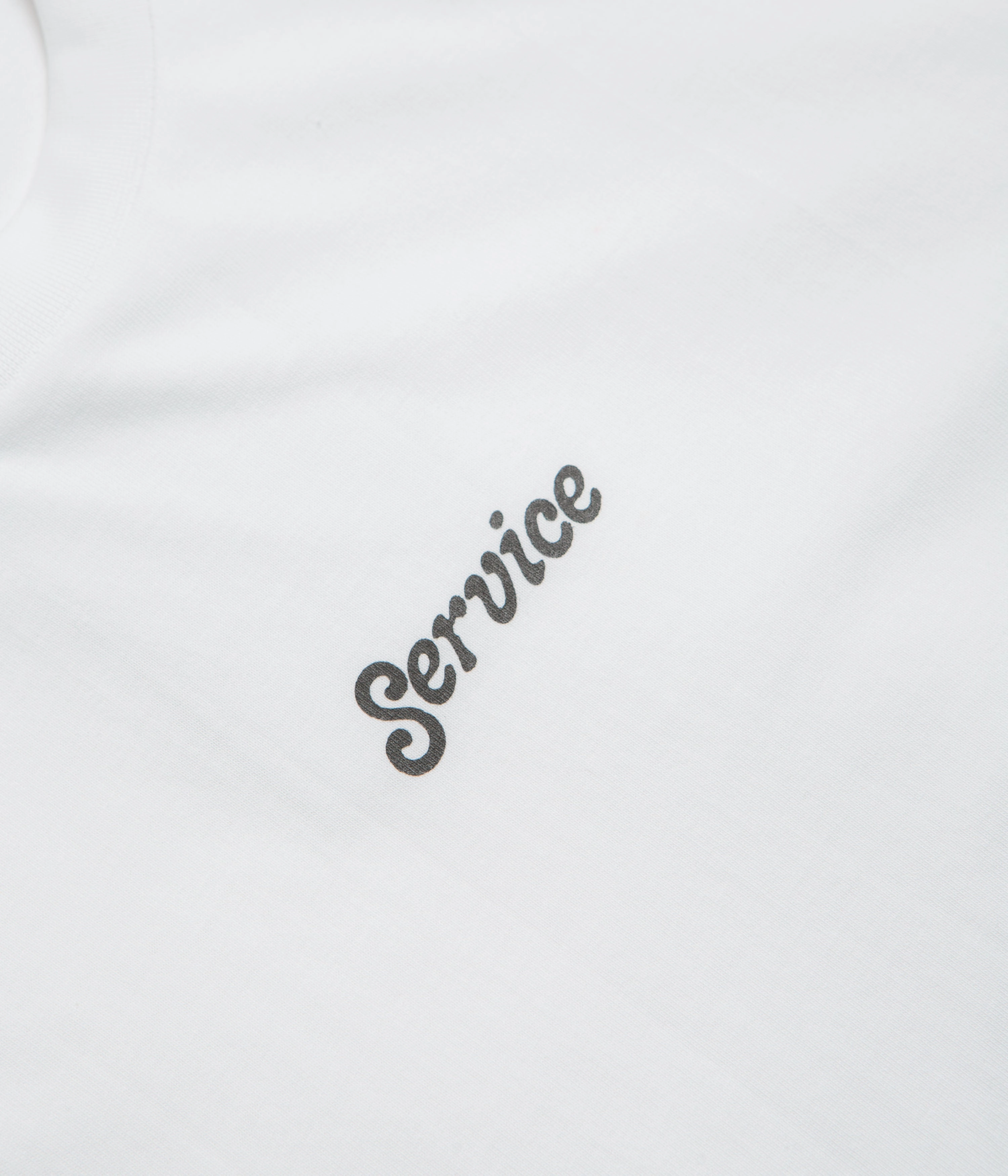 Weekend Style Service Works Service Logo T-Shirt - White