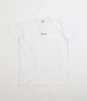 Perfect Layer Easy Comfort Service Works Service Logo T-Shirt - White
