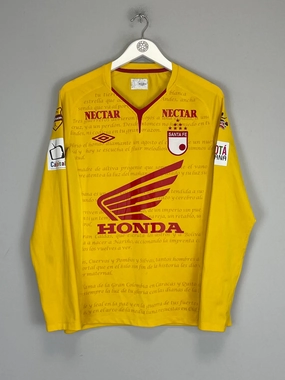 2013 INDEPENDIENTE SANTA FE L/S THIRD SHIRT (M) UMBRO UV Protective Coating