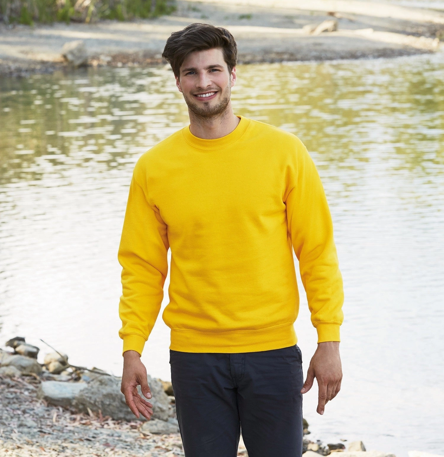 Antibacterial Set In Sleeve Sweatshirt | BLACK
