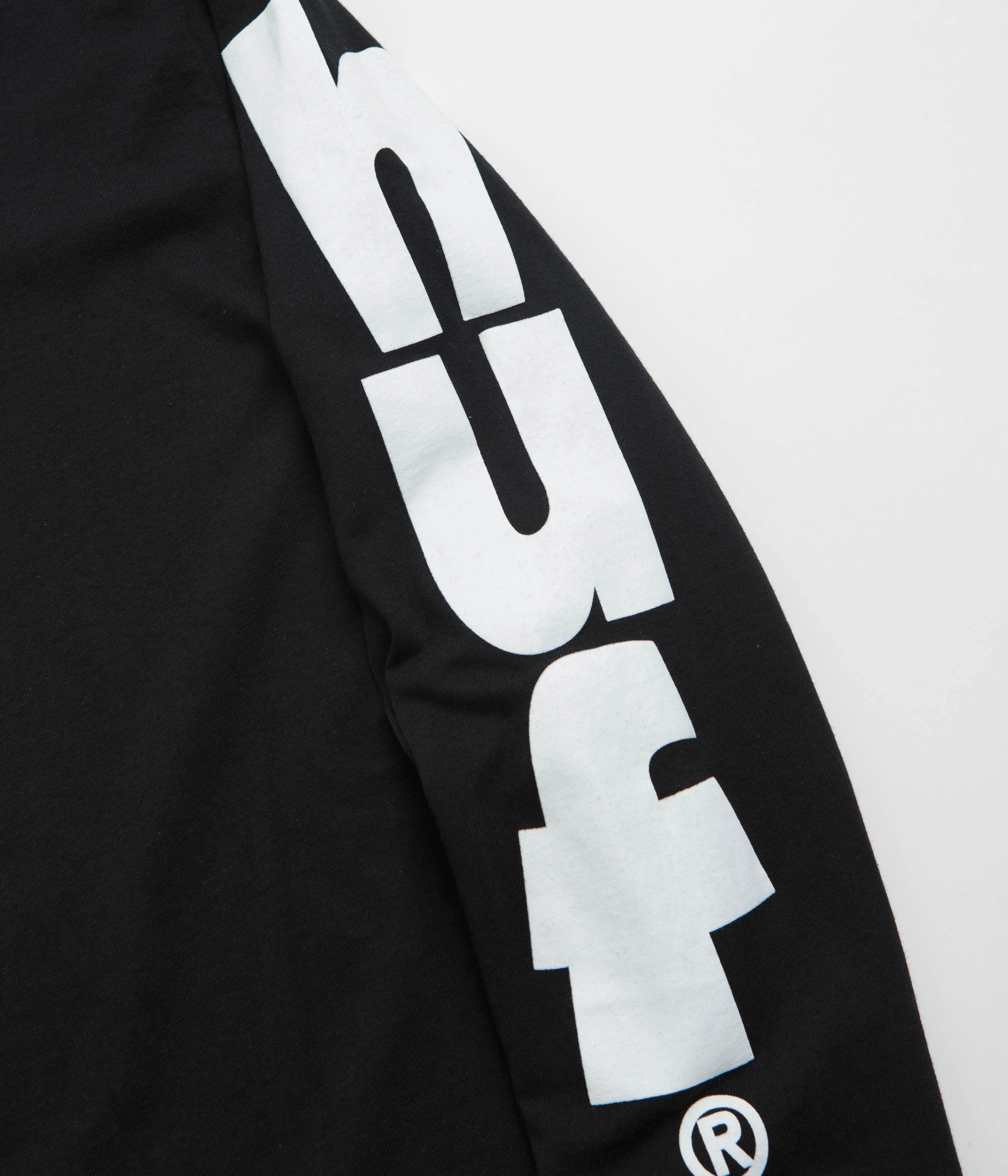 HUF Megablast Long Sleeve T-Shirt - Black Office Wear Outdoor Trend Look