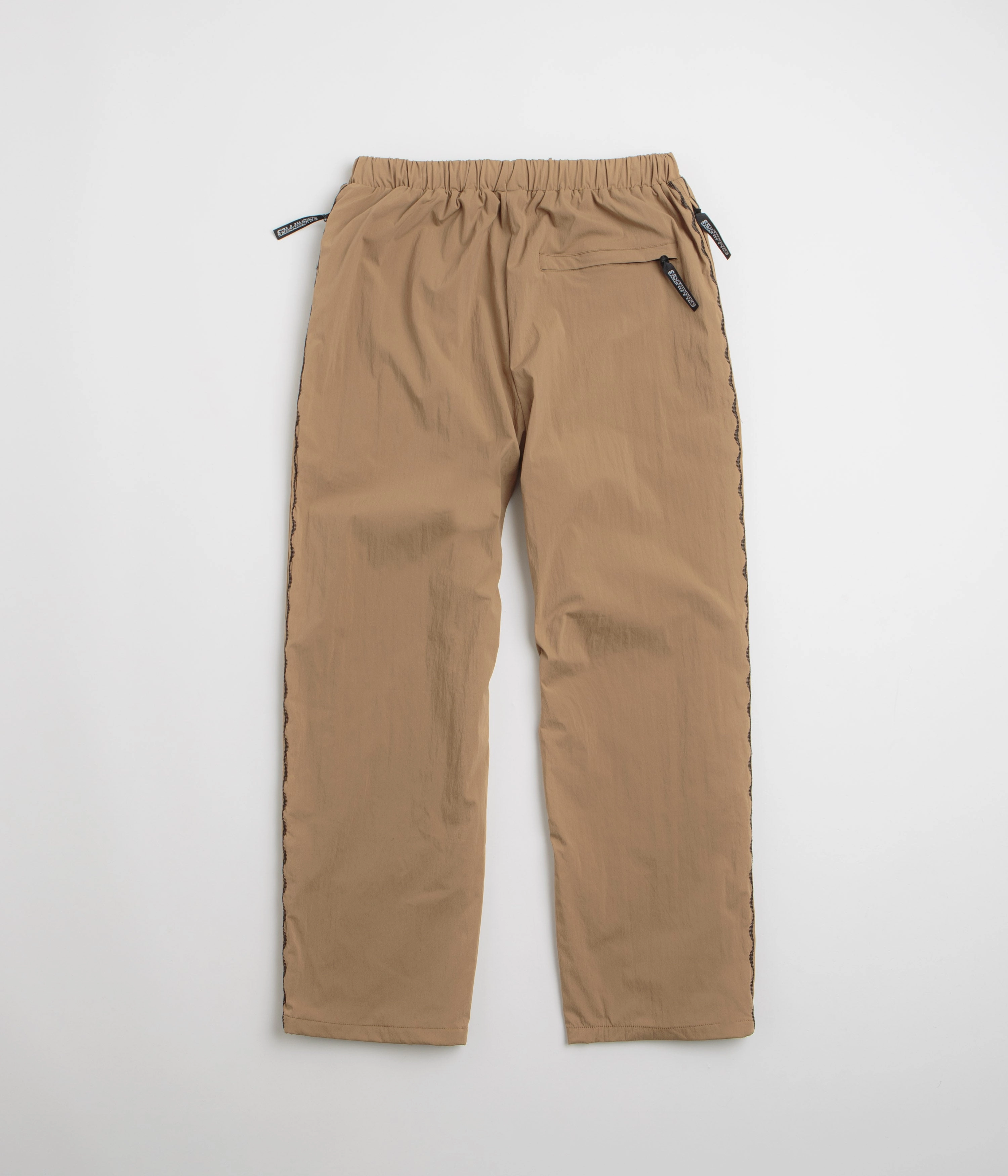 Trendy Cut Sexhippies Welders Stitch Easy Pants - Light Brown / Black