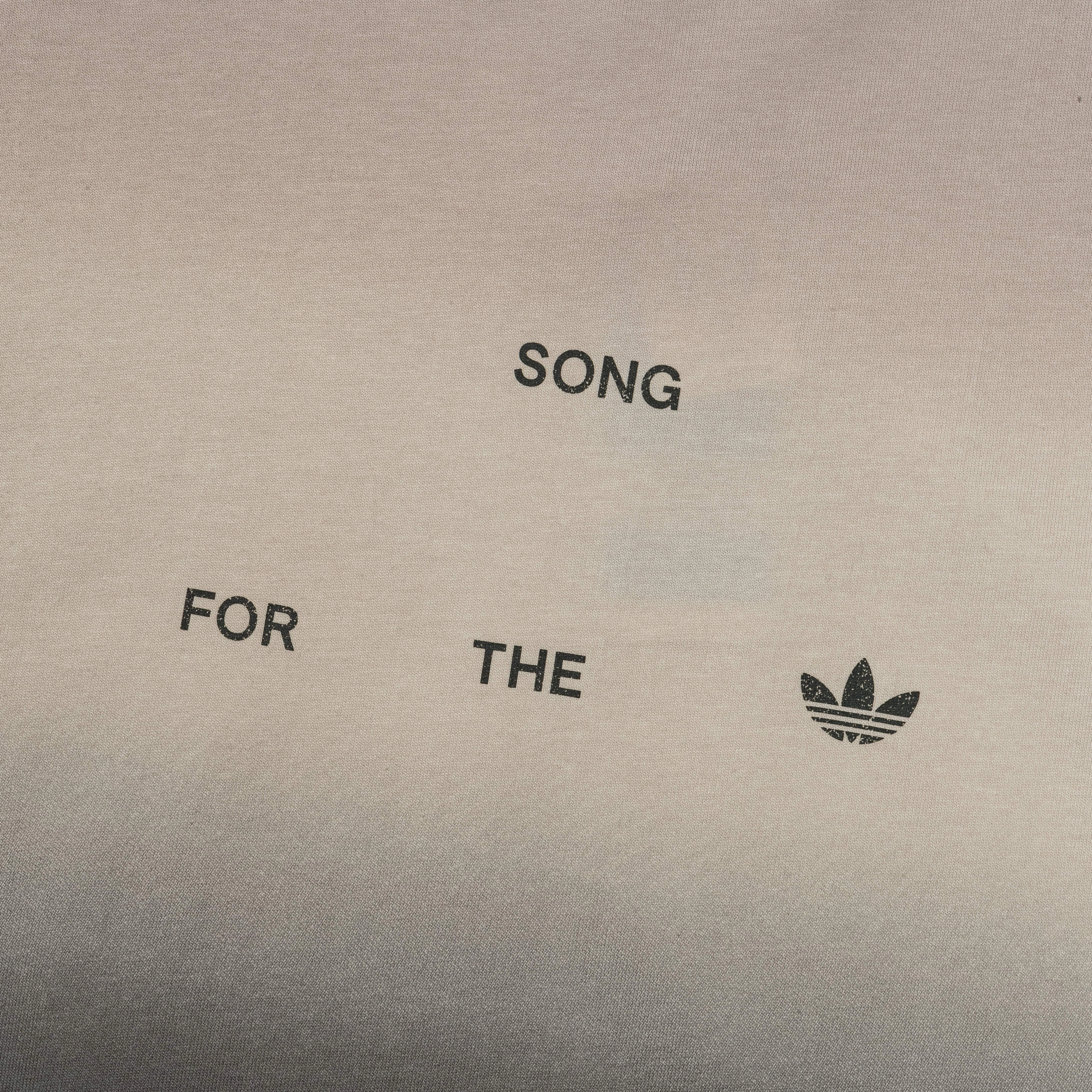 SFTM Tee 1 - Vapor Grey Ruffled edges Garment Dyed Technique