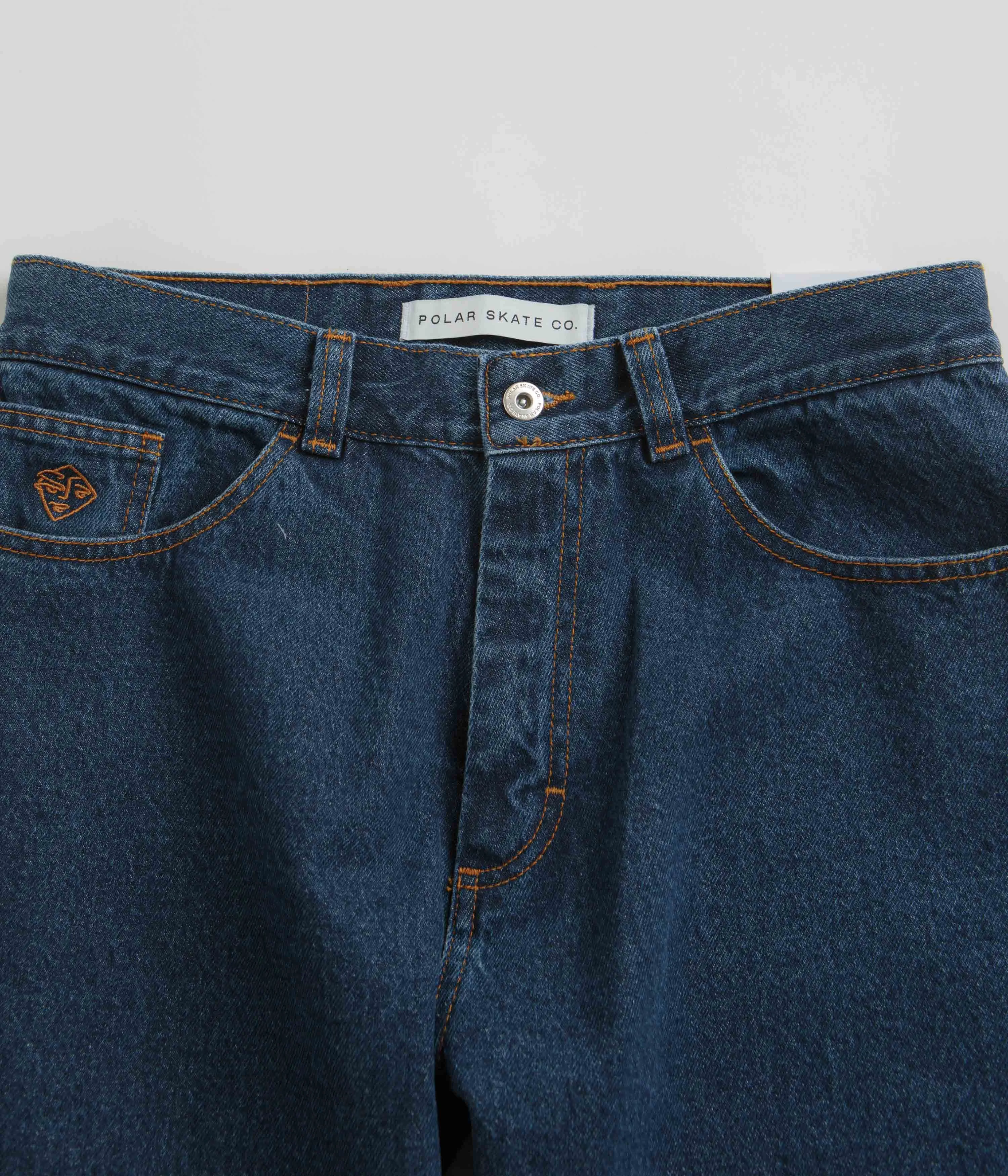 Polar 89 Jeans - Dark Blue Loose Smooth Shopping Day Lightwear Option