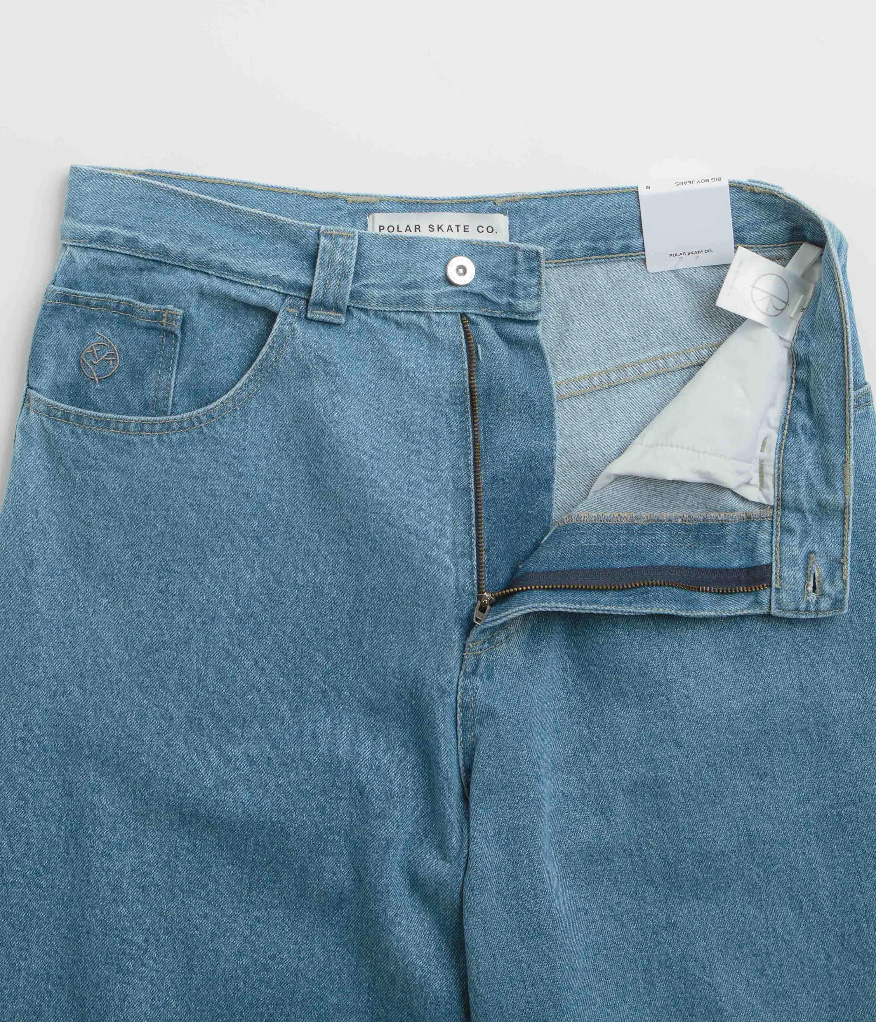 Polar Big Boy Jeans - Mid Blue Selvedge Denim