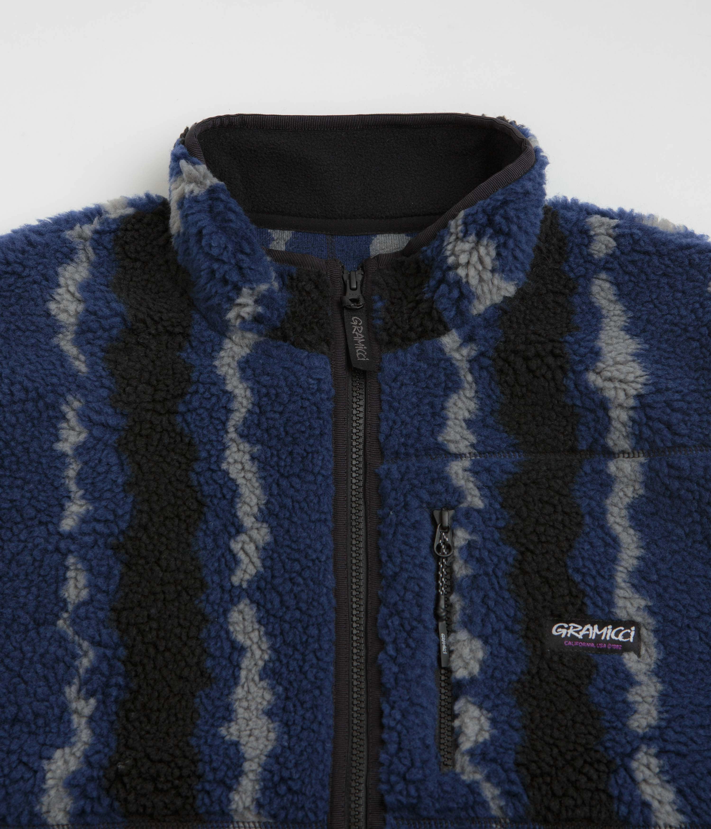 Quick Fit Gramicci Sherpa Vest - Navy Ripple