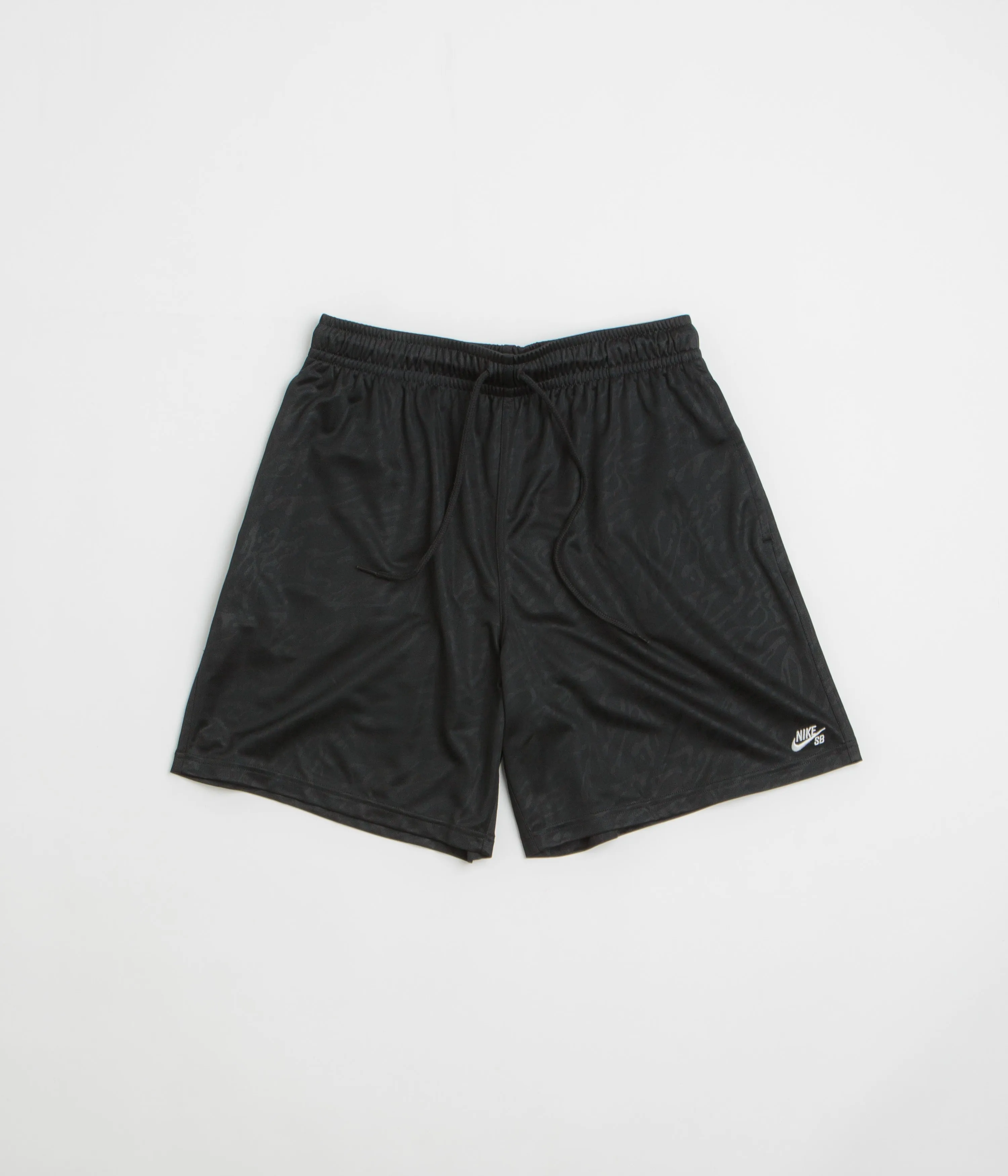 Clean Feel UPFProtection Nike SB Jacquard Sport Shorts - Black / White