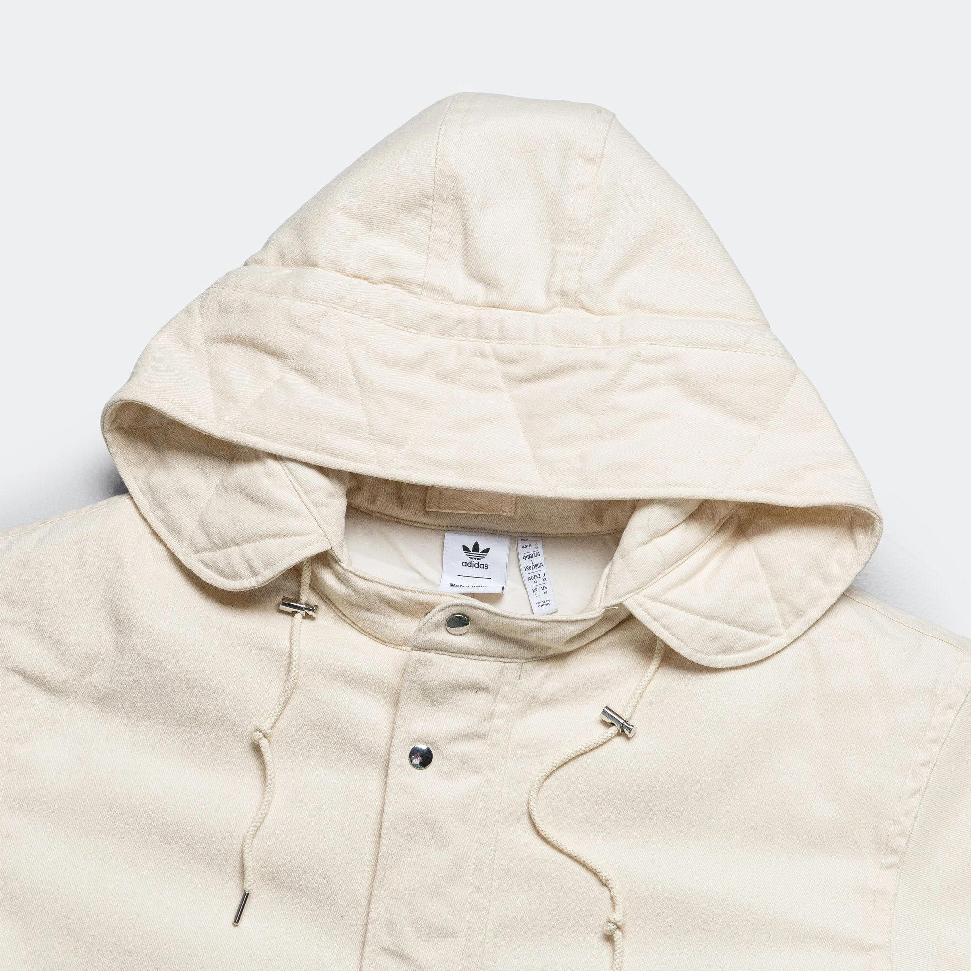 Coach Coat x Wales Bonner - Wonder White Layered Neckline Wind Resistant Lining