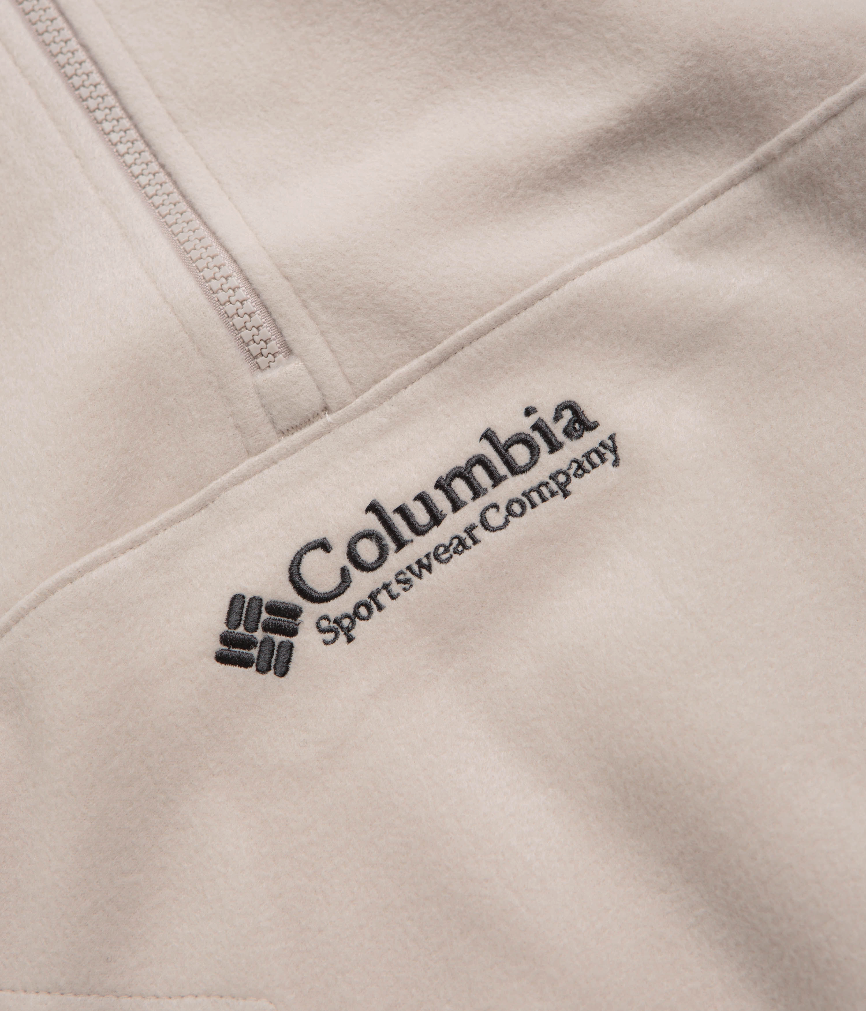 Columbia Bent Bough 1/2 Zip Fleece - Crushed Clay Warm Interior Running Errand