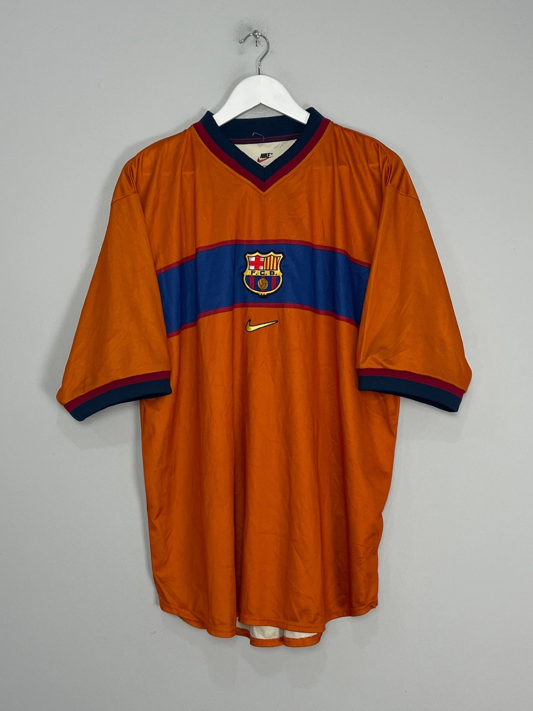 Lightweight Thermal Regulation 1998/00 BARCELONA THIRD SHIRT (XL) NIKE