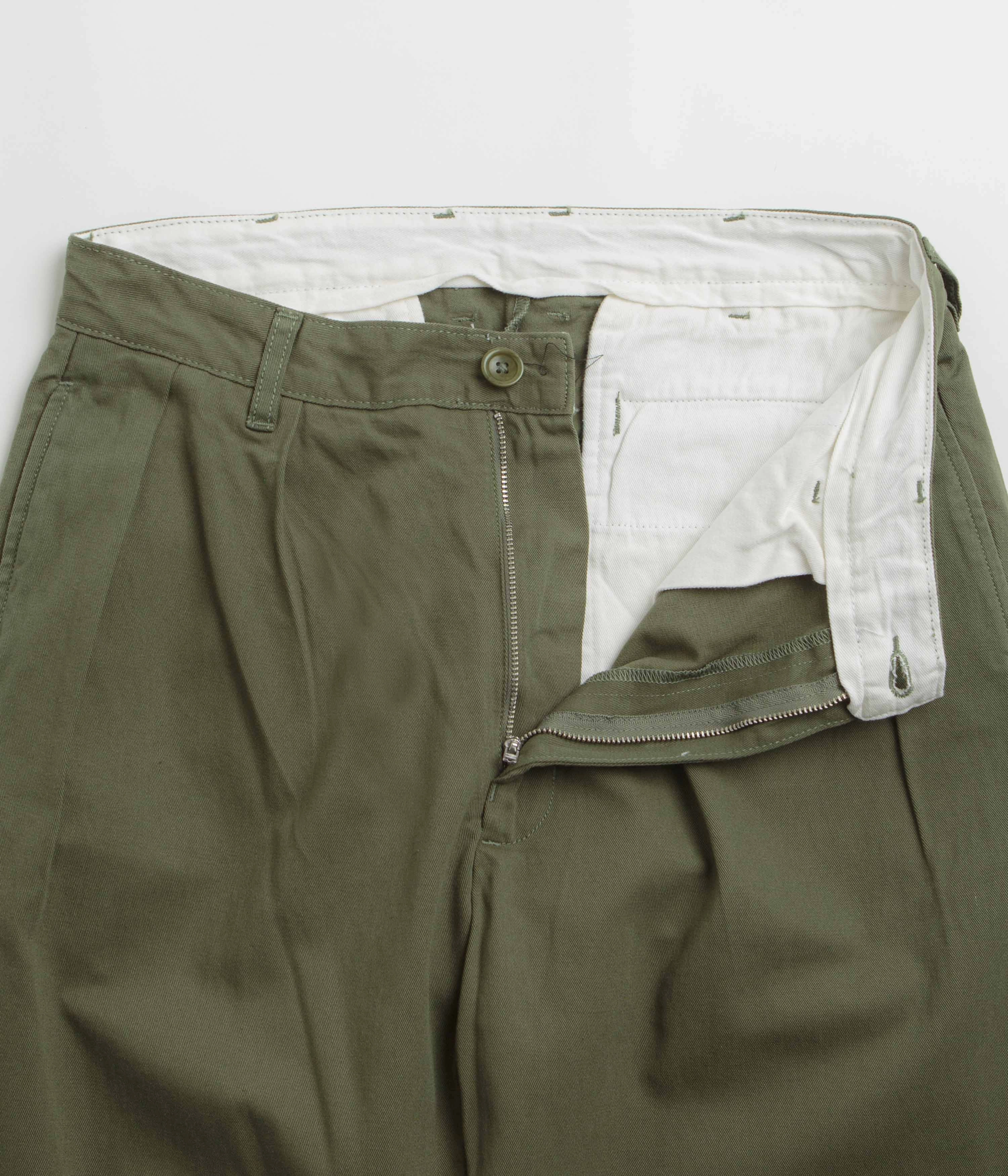 Service Works Drill Part Timer Pants - Olive Work Comfort