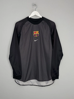 2000/01 BARCELONA GK SHIRT (L) NIKE Zero Chafe Technology Reflective Safety Trim