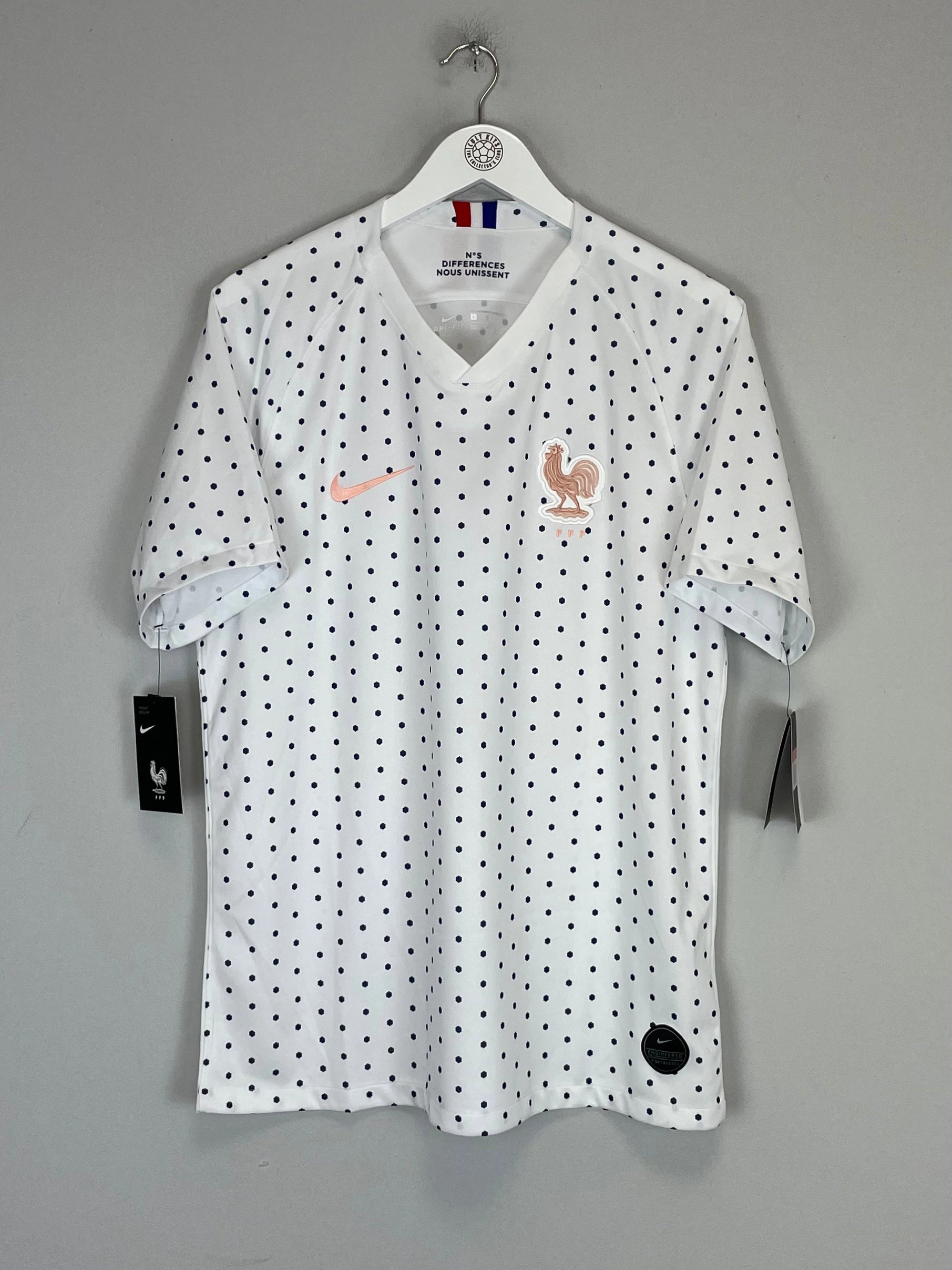 Easy Movement 2019/20 FRANCE WOMENS *BNWT* AWAY SHIRT (MENS L) NIKE