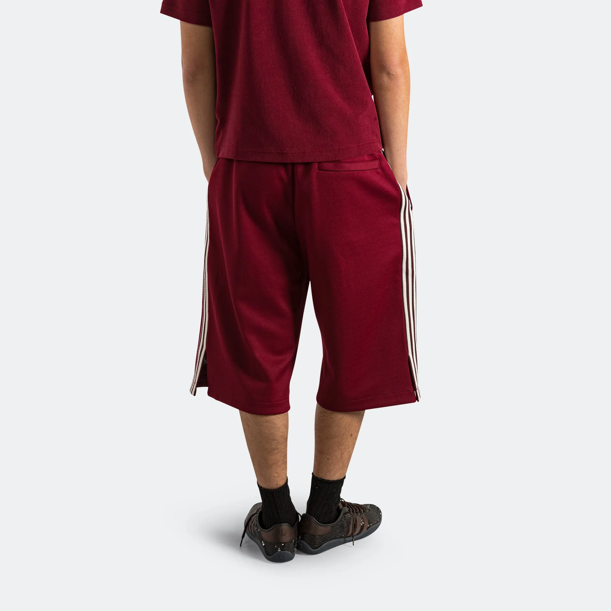 Track Short x Wales Bonner - Collegiate Burgundy Simple Vibe