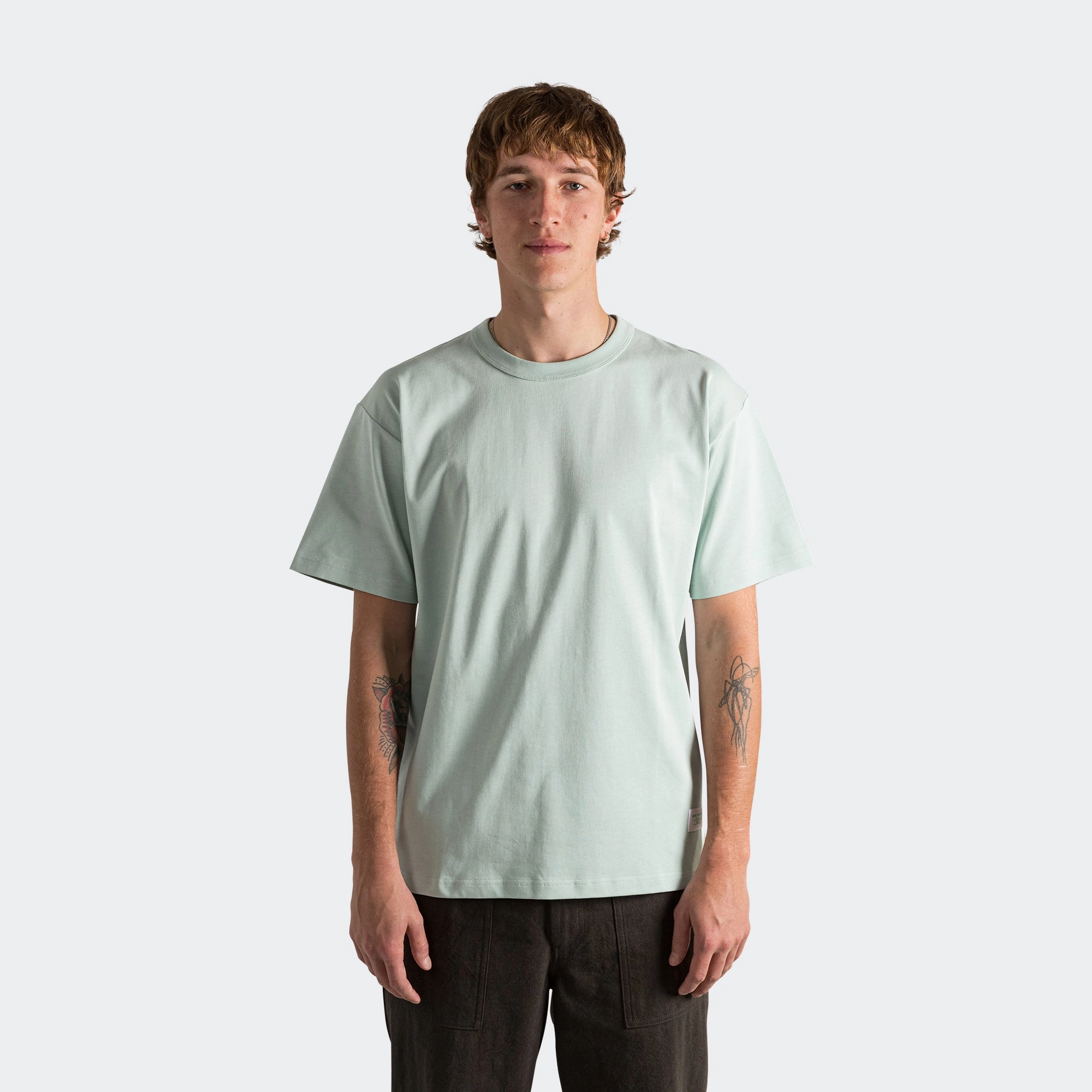 Simon Heavy T-Shirt x UP THERE - Blue Haze men's clothing