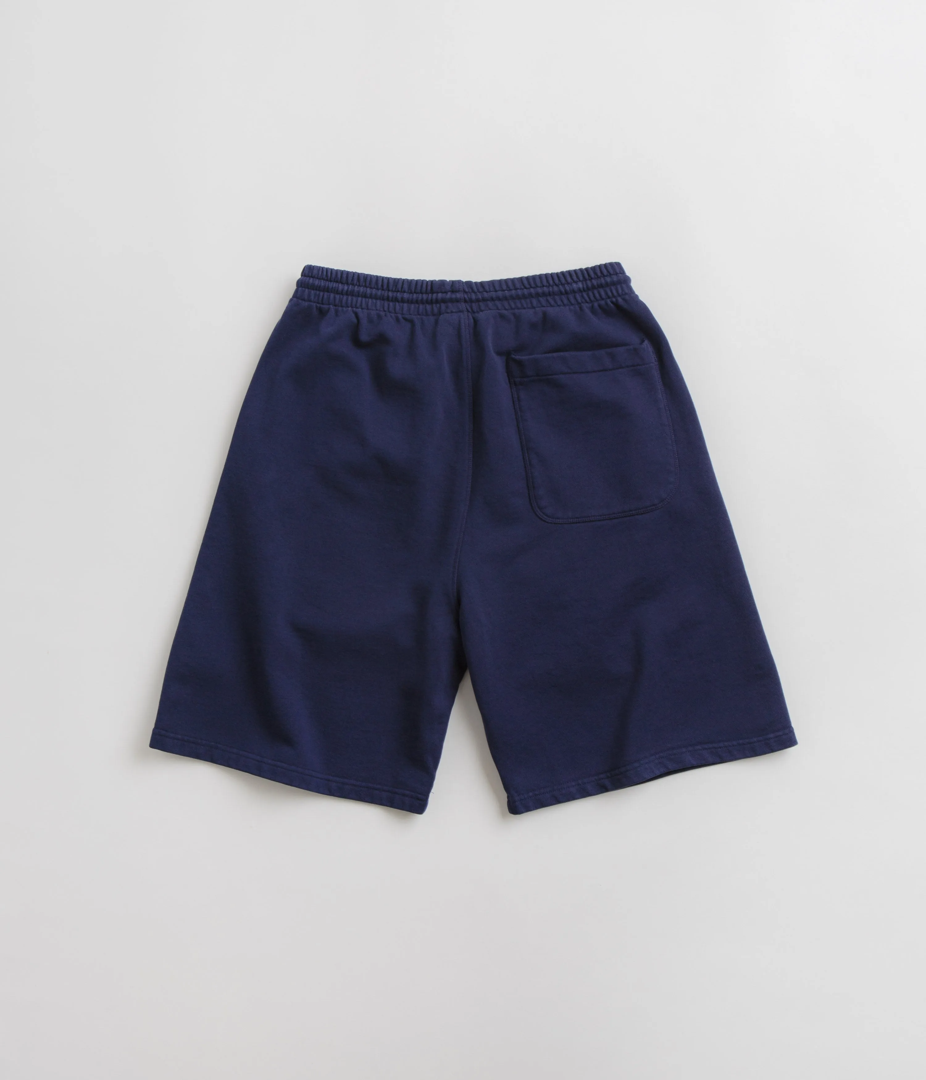 Flexible Design Multi Panel Construction Polar Frank Sweat Shorts - Dark Blue