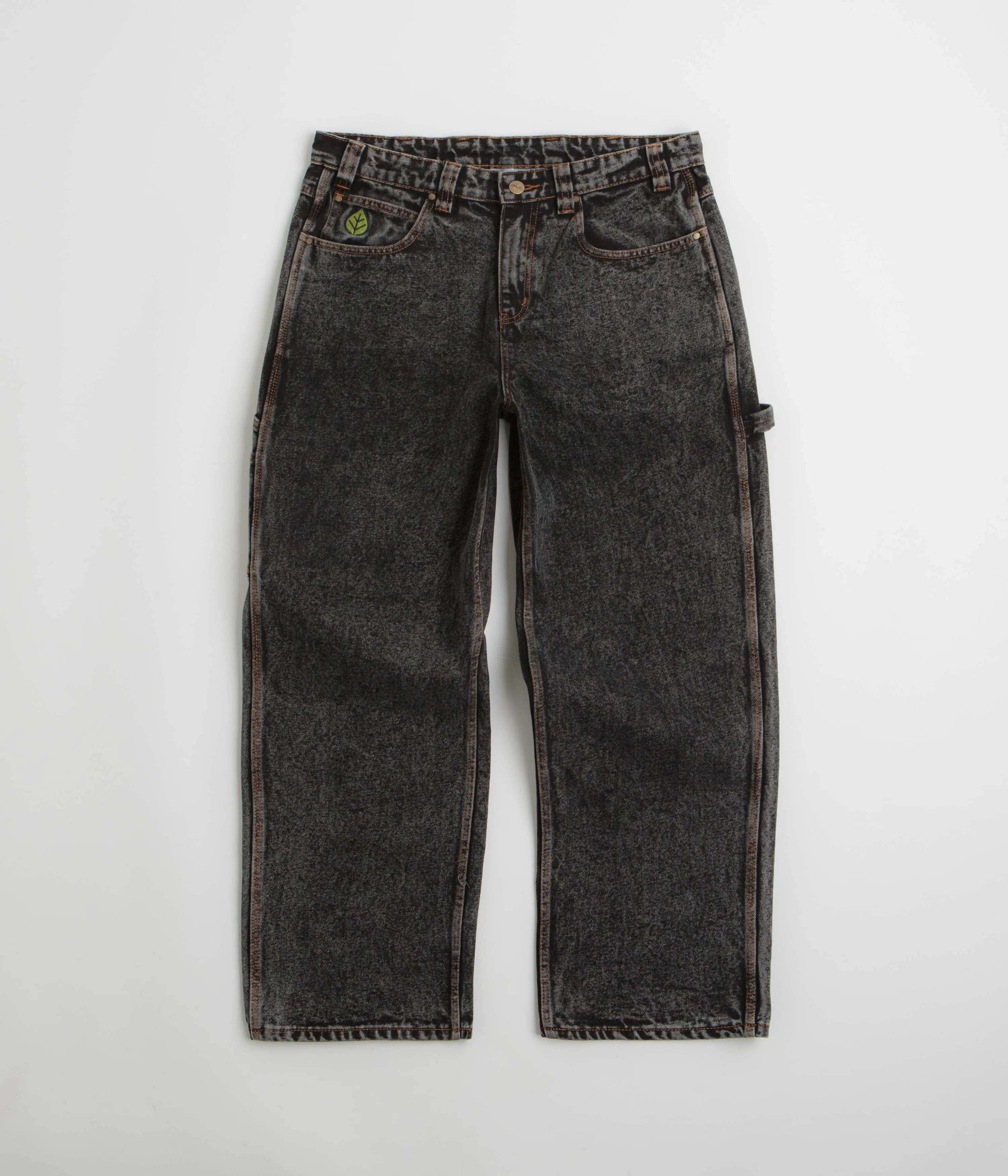 Active Friendly Winter Warmth Festival Outfit Outdoor Adventure Butter Goods Weathergear Jeans - Gunmetal