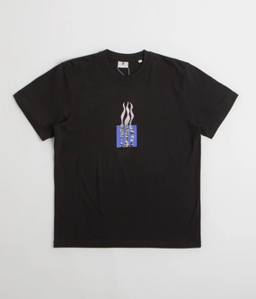 Chill Style Poetic Collective Flames T-Shirt - Black