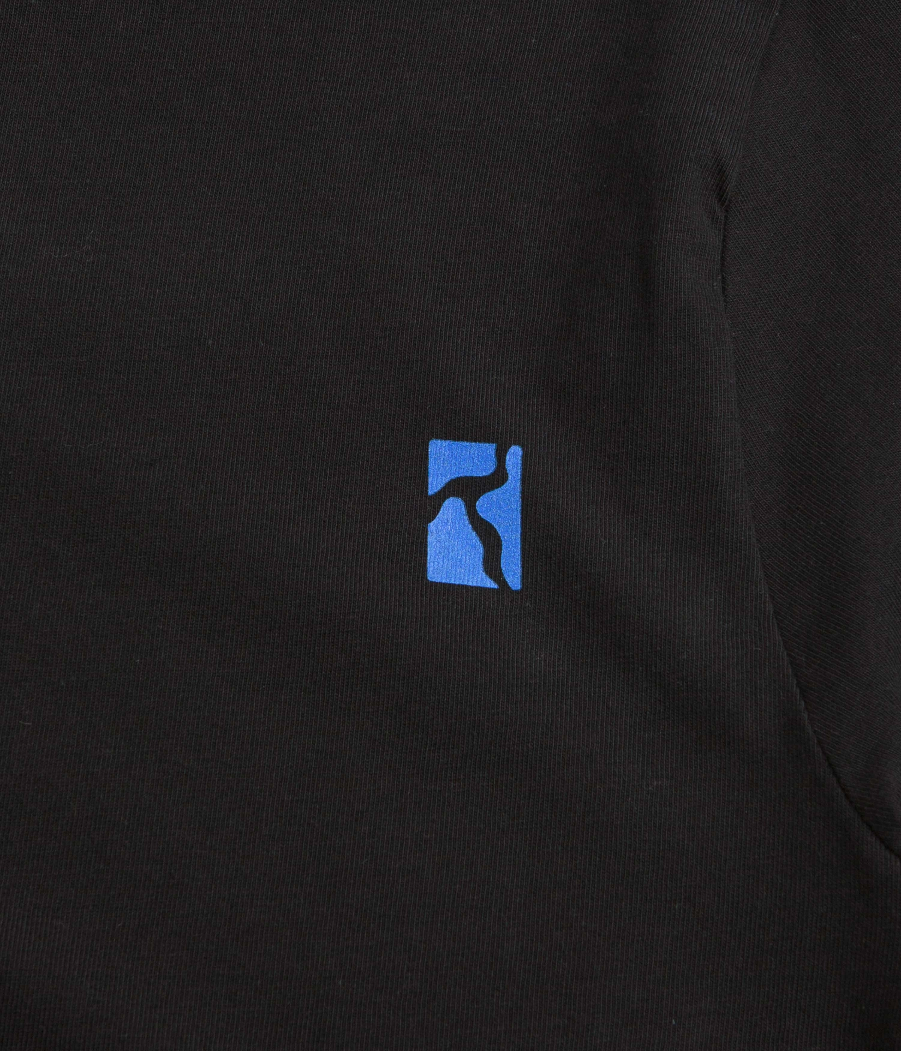 Easter Urban Trend Look Poetic Collective Flames T-Shirt - Black