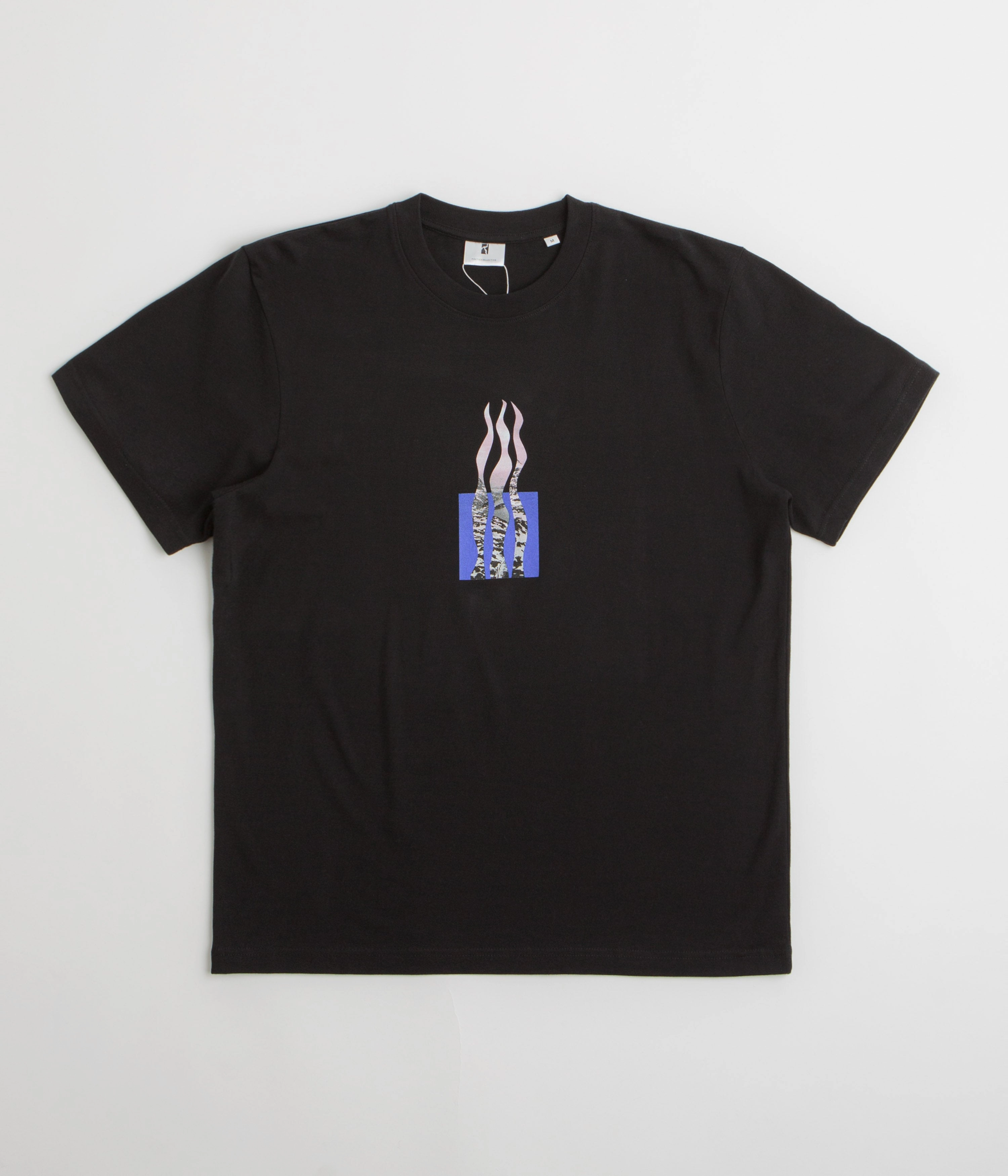 Chill Style Poetic Collective Flames T-Shirt - Black