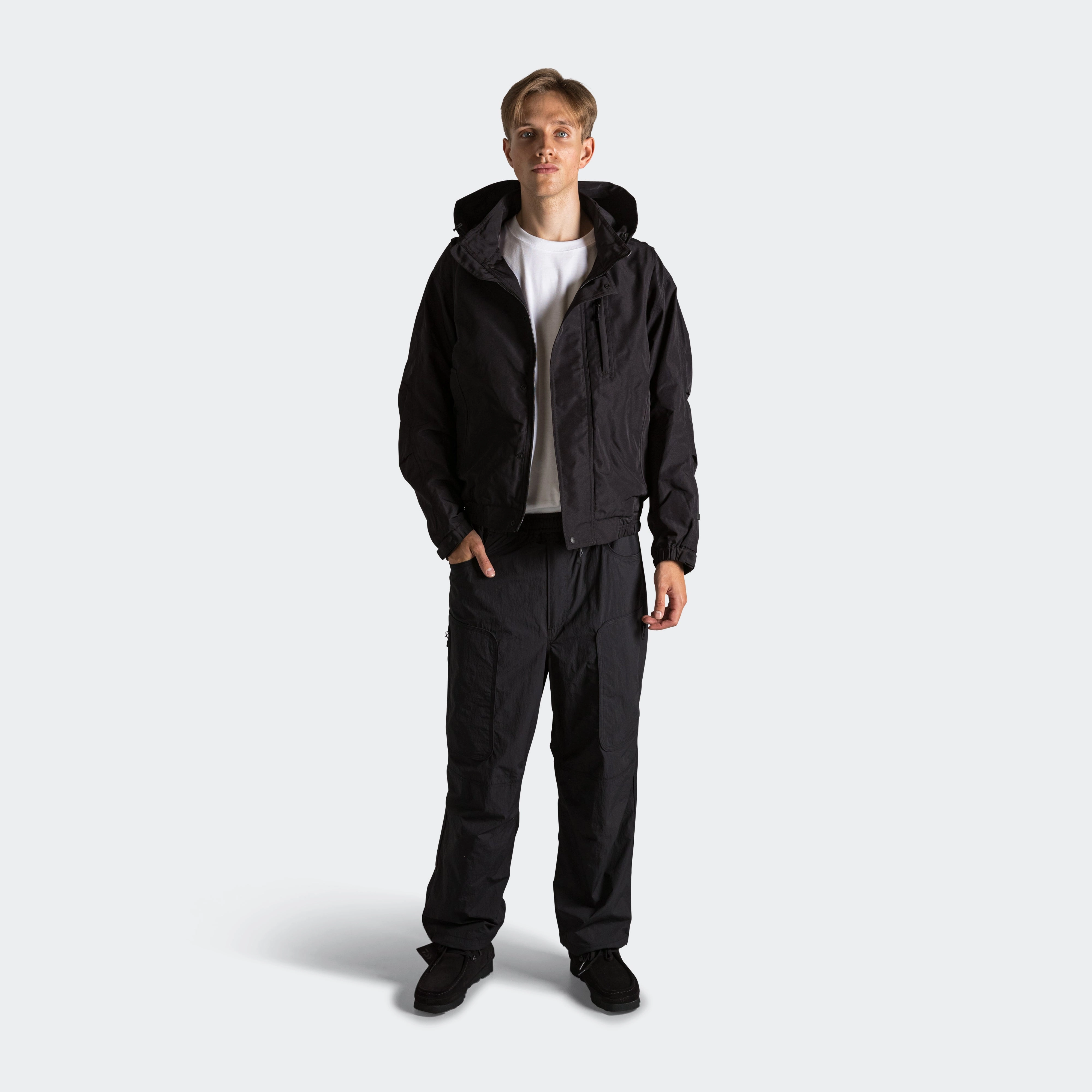 Tech Ex-Weather Pants - Black Convertible legs Breath Friendly