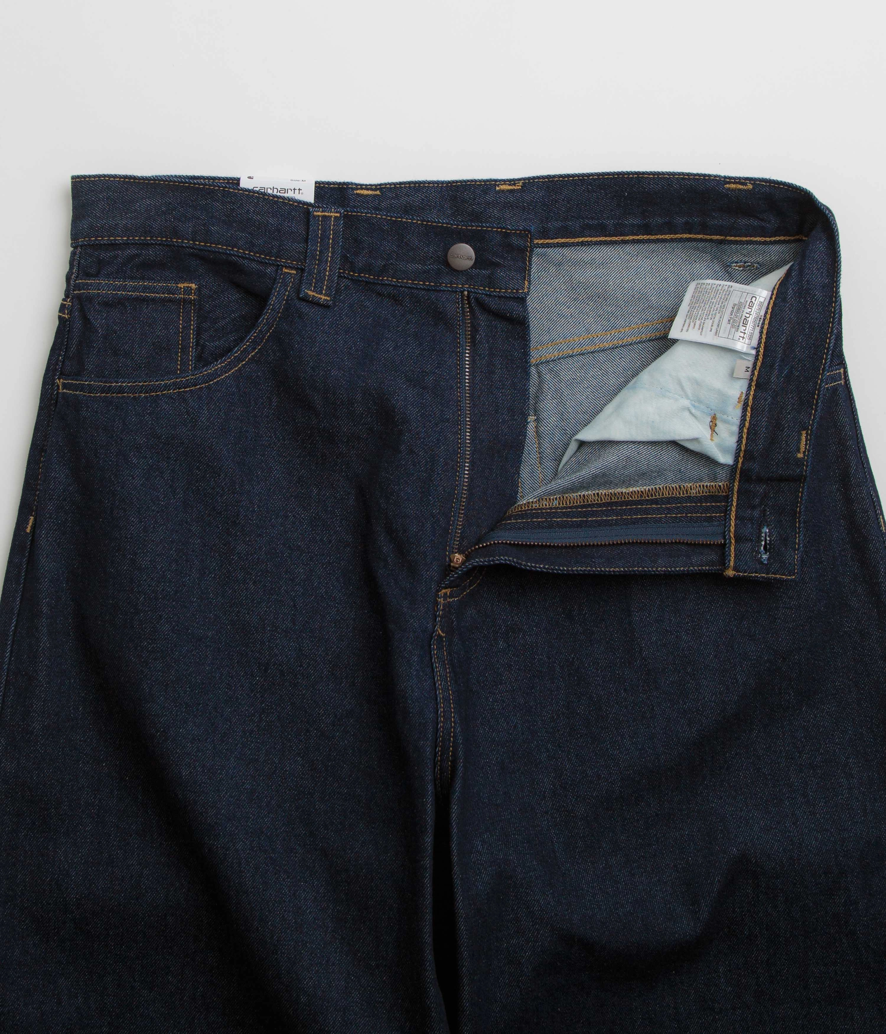 Carhartt Brandon Pants - Blue Rinsed / Blue Fade Resistant Wash