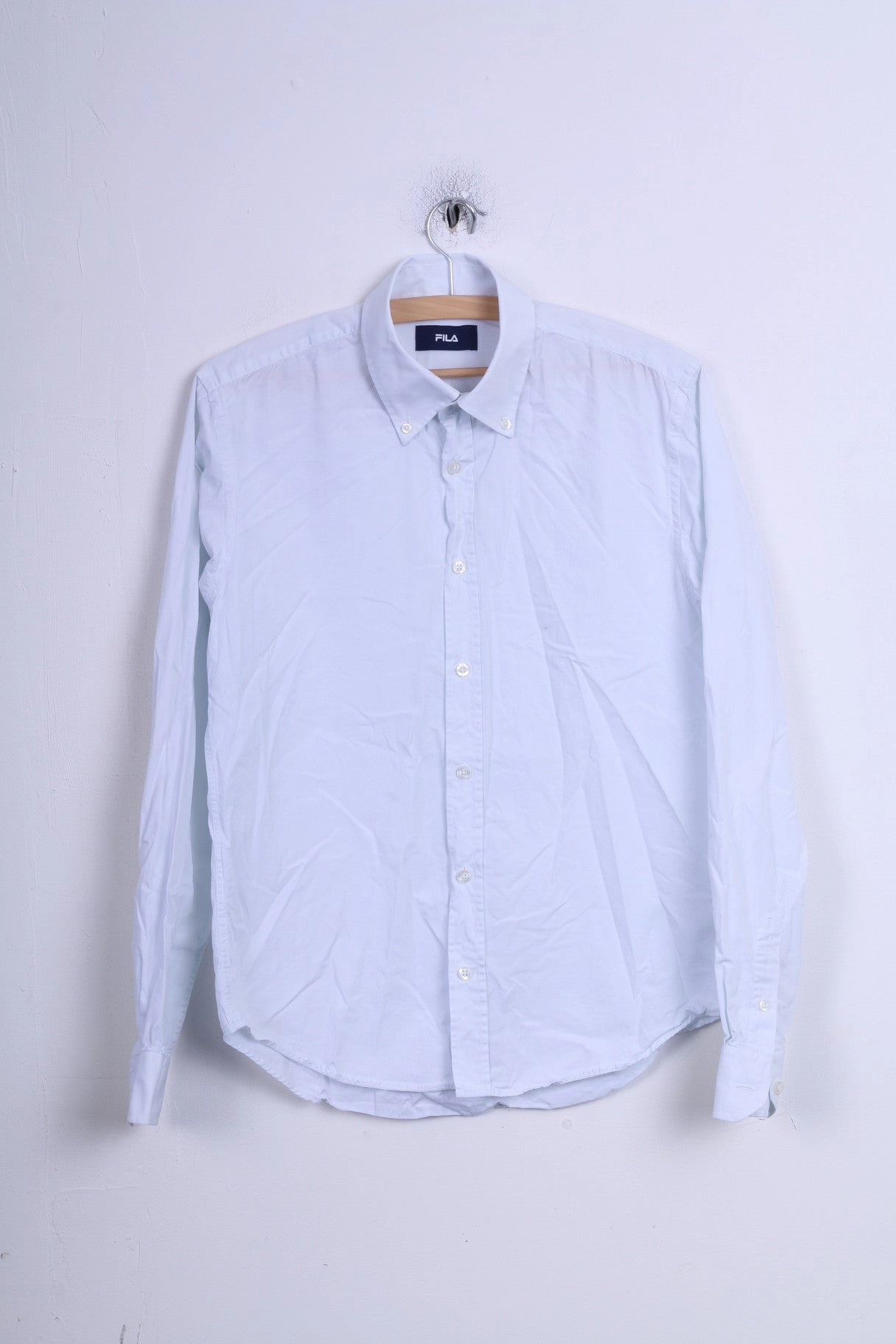 FILA Mens M Casual Shirt Long Sleeve Button Down Collar holiday season