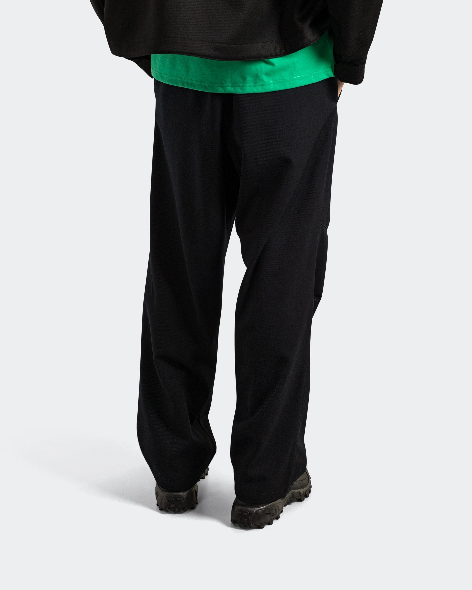 Wool Classics Woven Pant - Black WindproofLayer Embroidered Detail