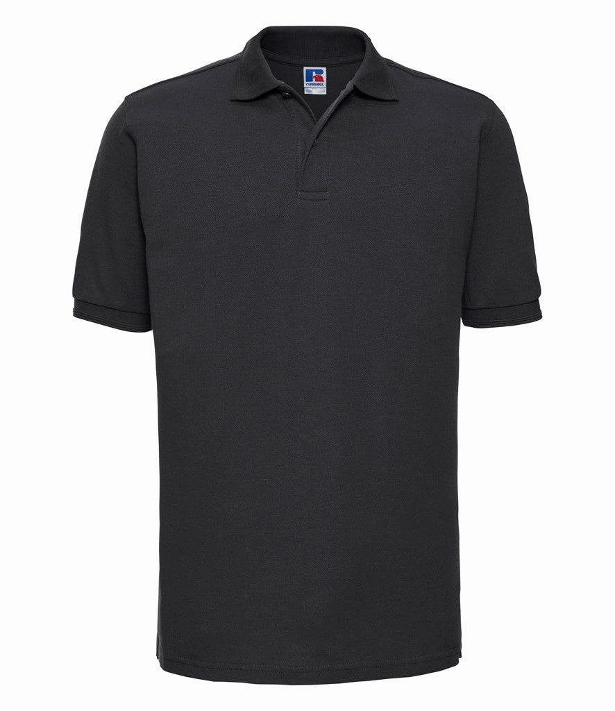 Summer Office Versatile Fit Hard Wearing Polycotton Polo | BLACK