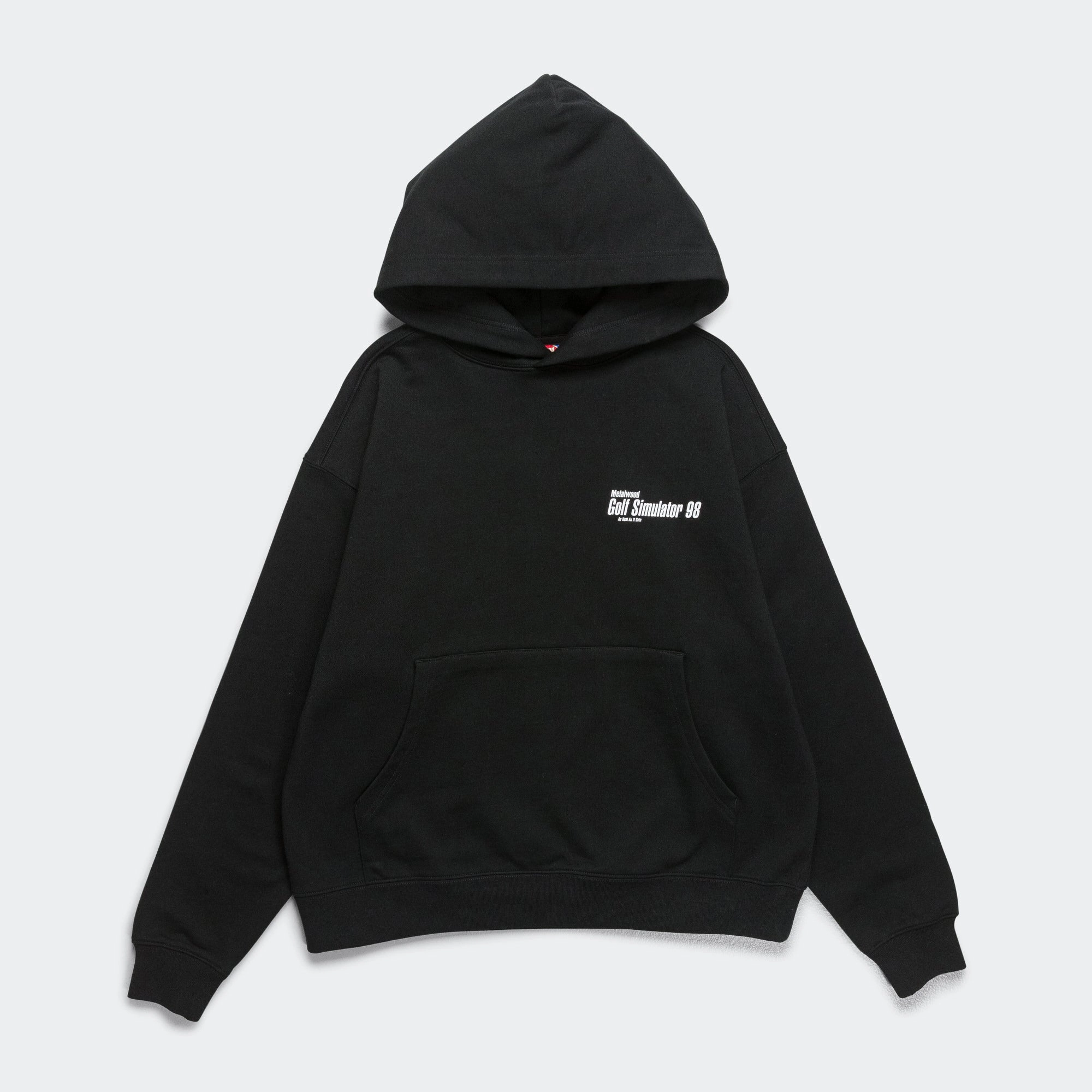 product group cooperation product beach style charm Simulator 98 Hooded Sweatshirt - Black